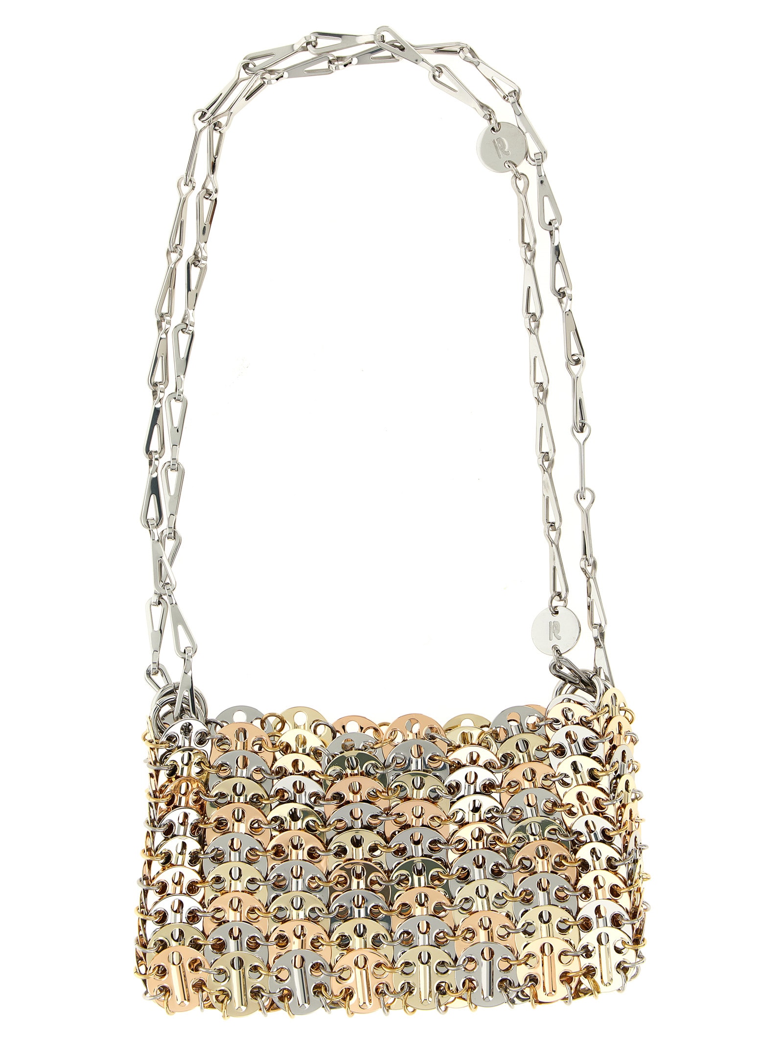 Paco Rabanne 1969 Tricolore Nano Shoulder Bag