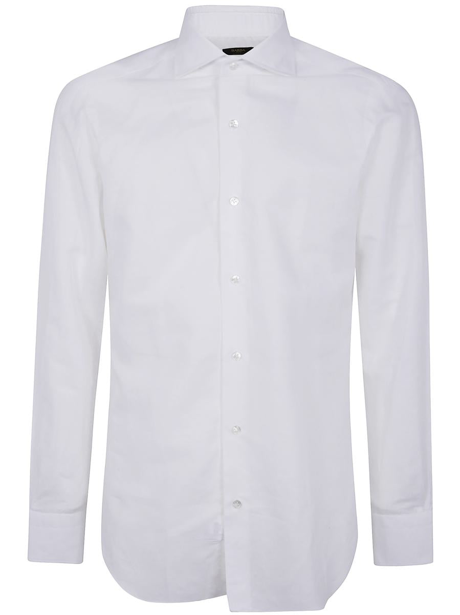 Barba Classic Cotton Linen Shirt Clothing