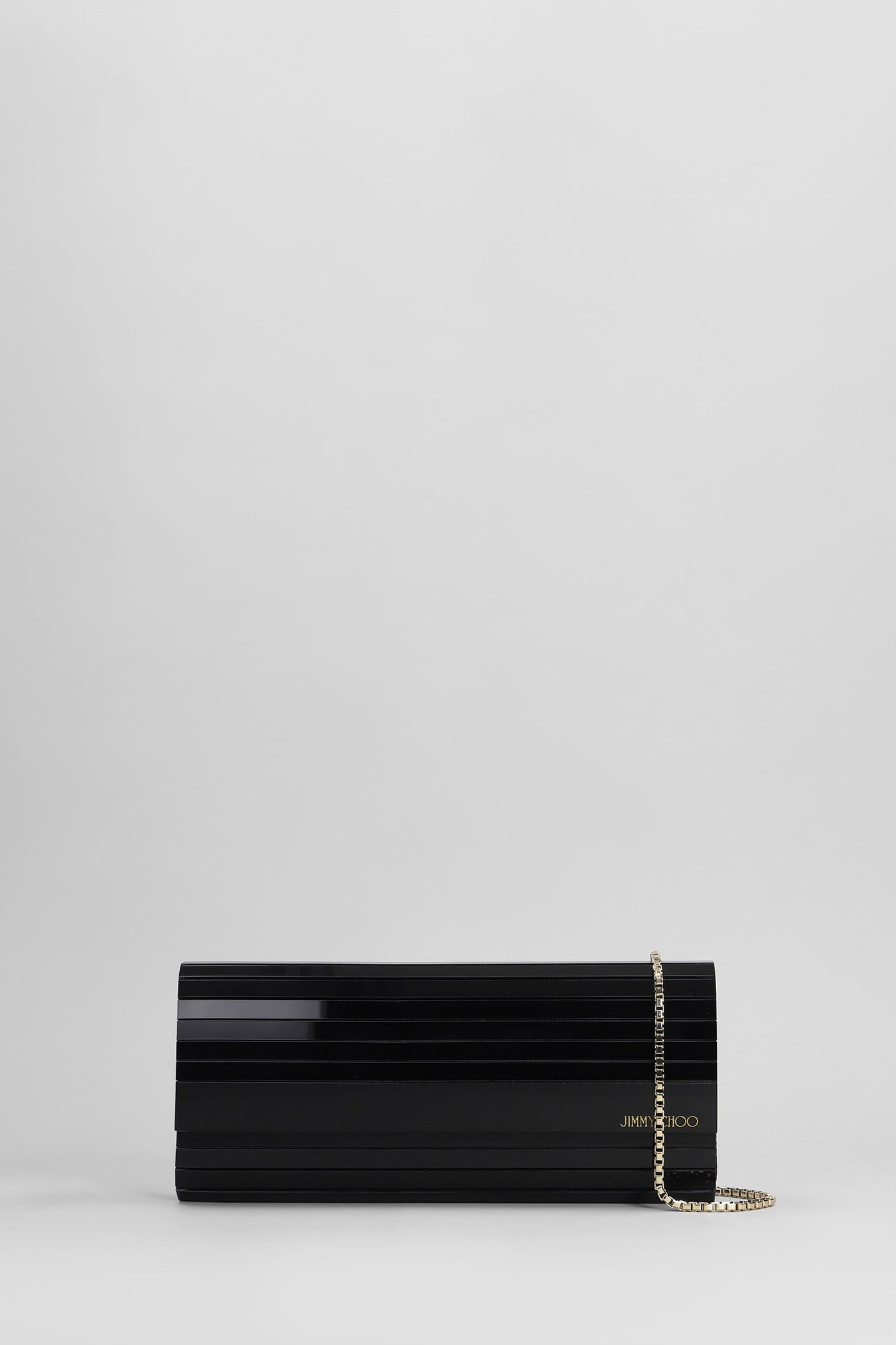 Jimmy Choo Sweetie Clutch In Black Acrylic