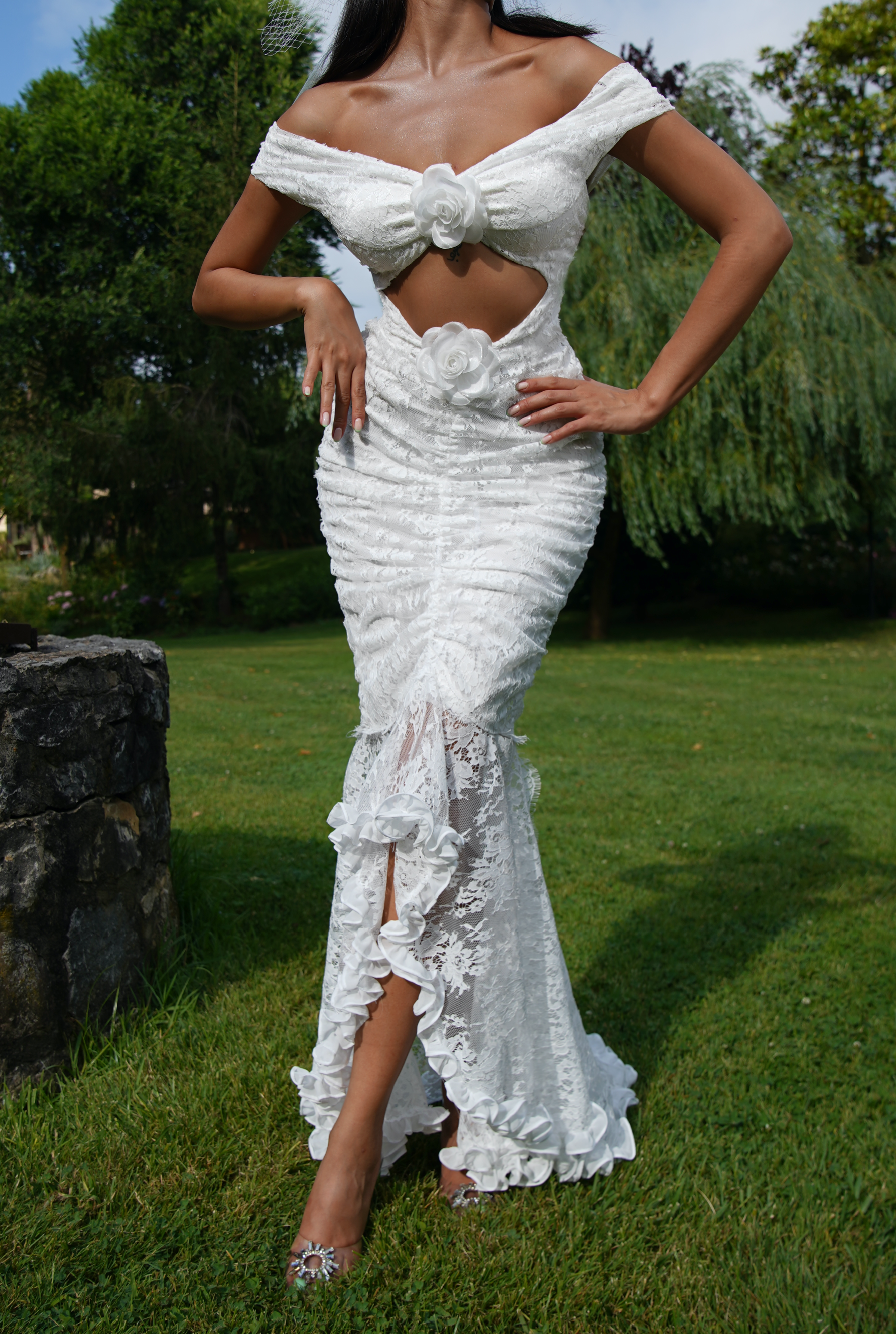 LACE BIRDAL DRESS