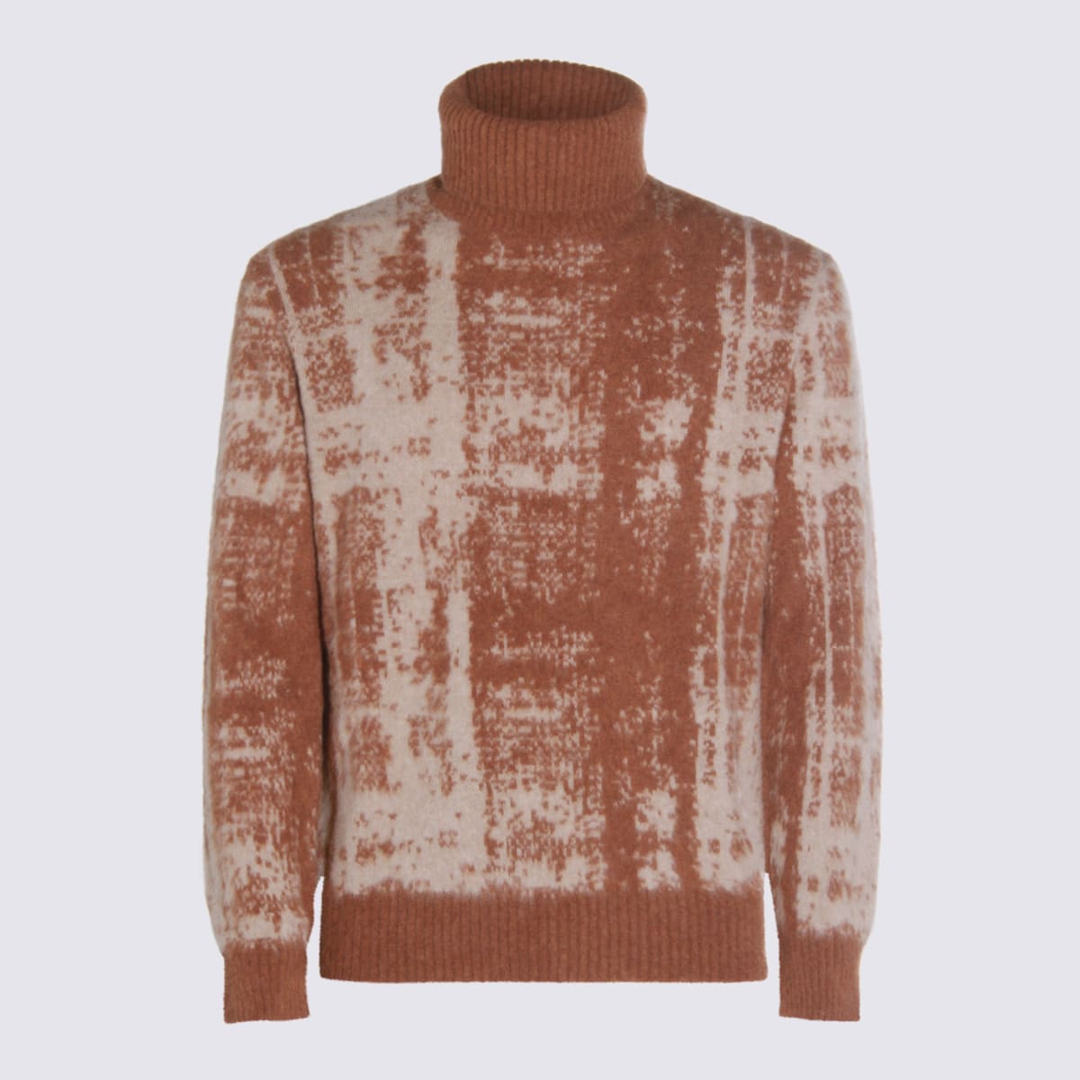 Piacenza Cashmere Orange Wool Knitwear