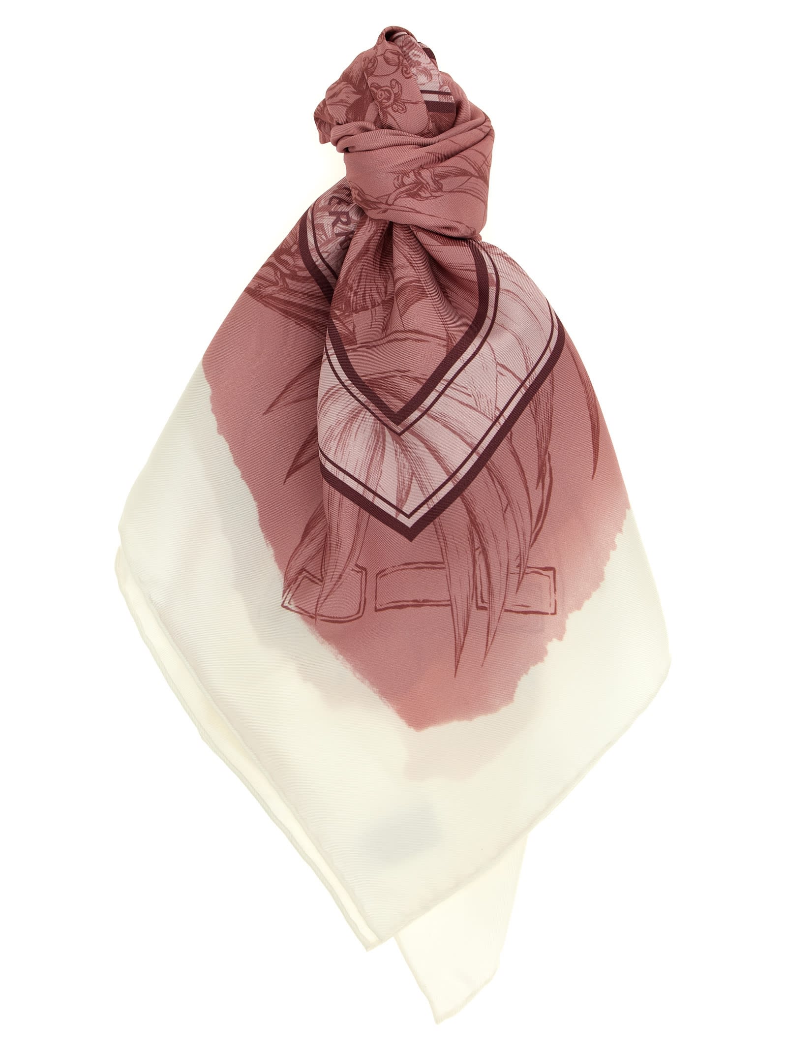 Ferragamo gravure Print Scarf