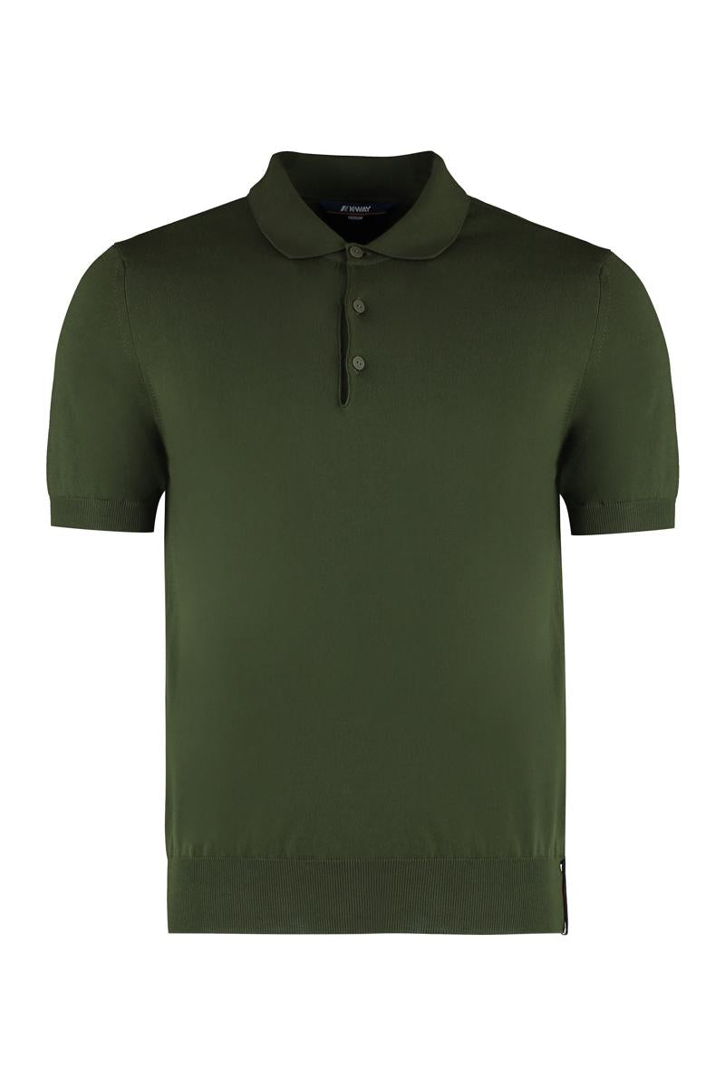 K-Way Pleyne Knitted Cotton Polo Shirt