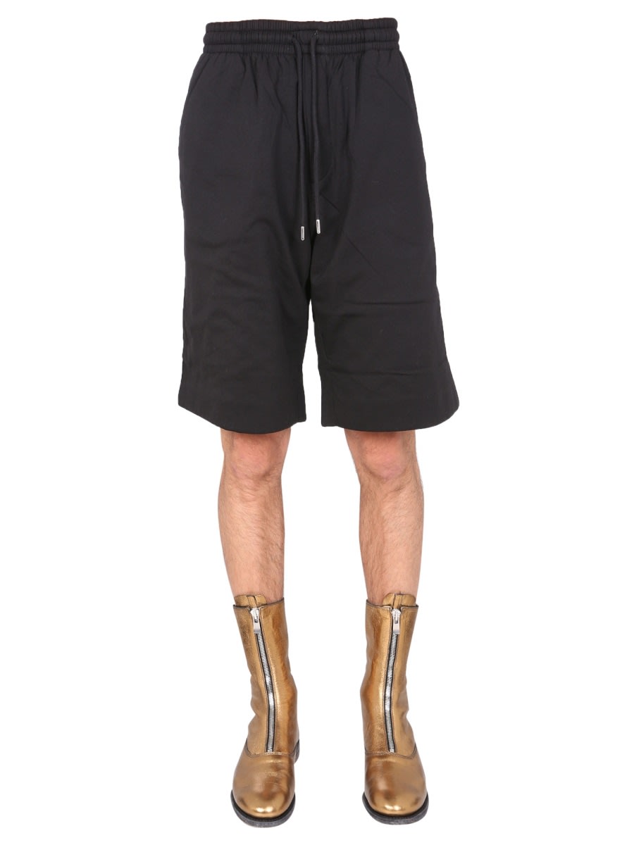 Dries Van Noten Cotton Blend Sweat Shorts