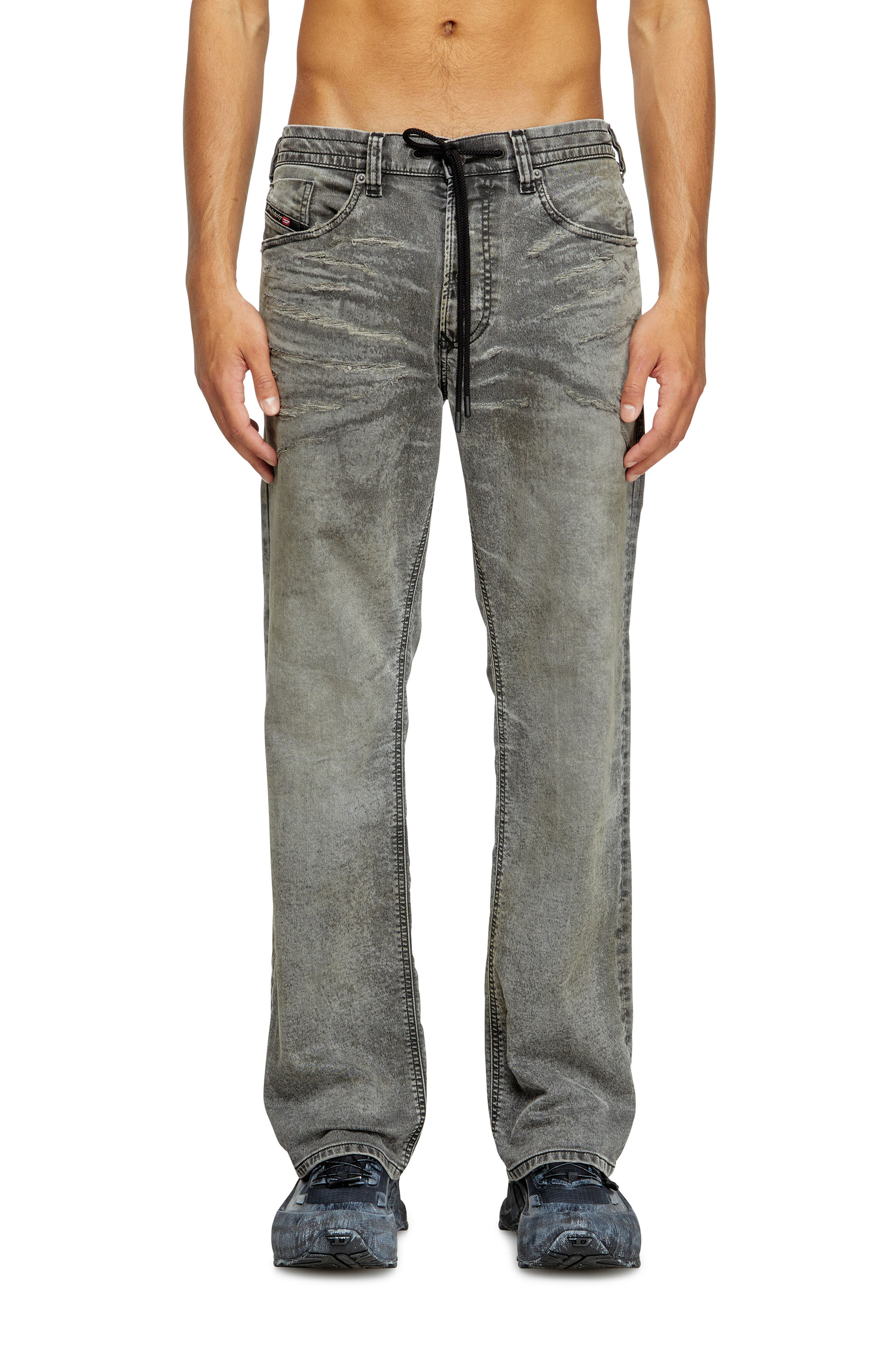 Diesel - Relaxed 2080 D-Reel Joggjeans - Jeans - Man - Black