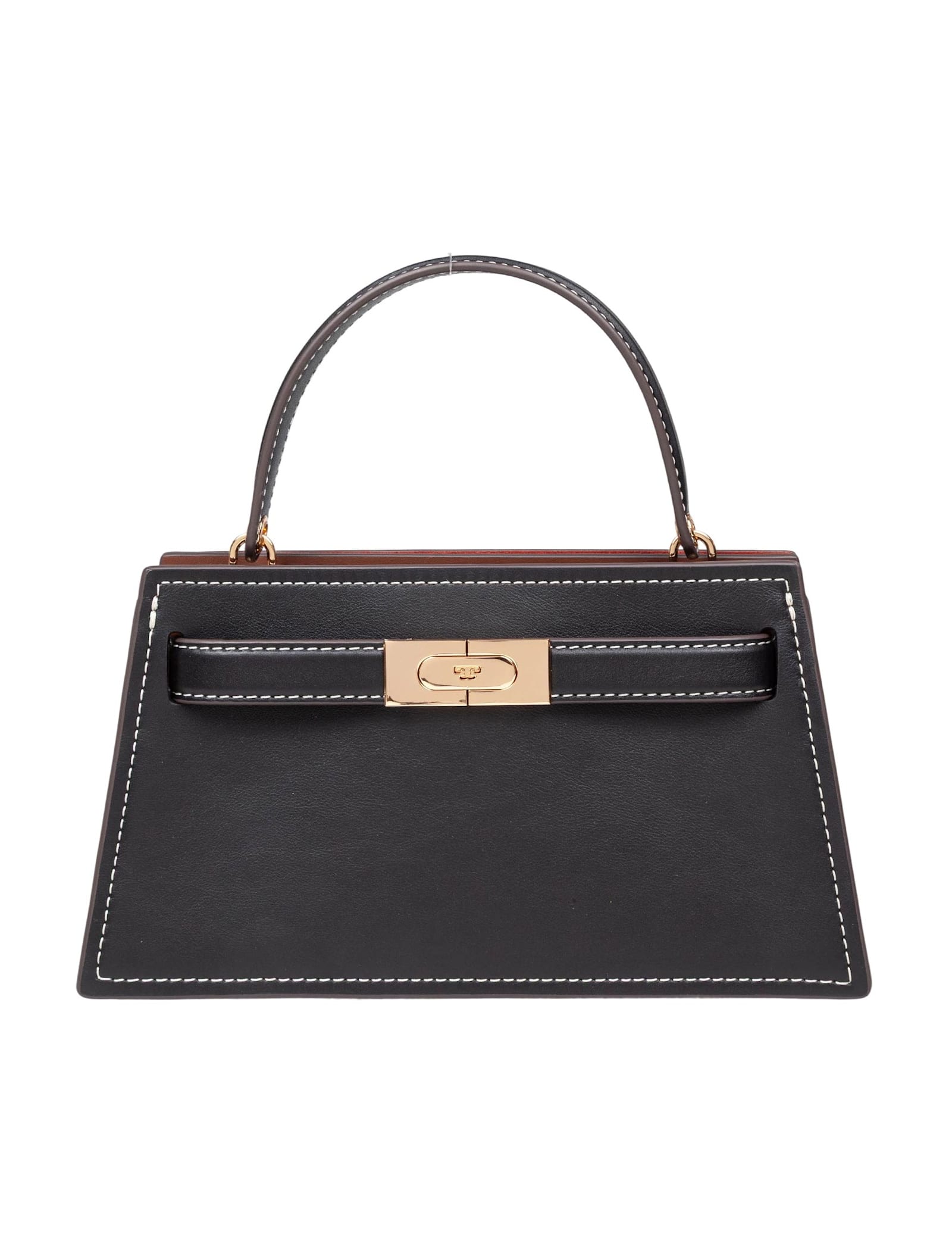 Tory Burch Mini Bag Lee Radziwill Petite In Leather Color Black
