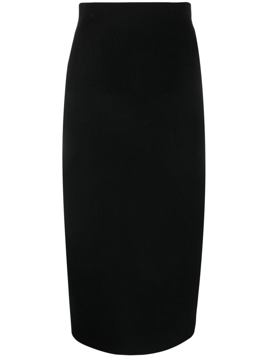 Victoria Beckham Fitted Midi Skirt