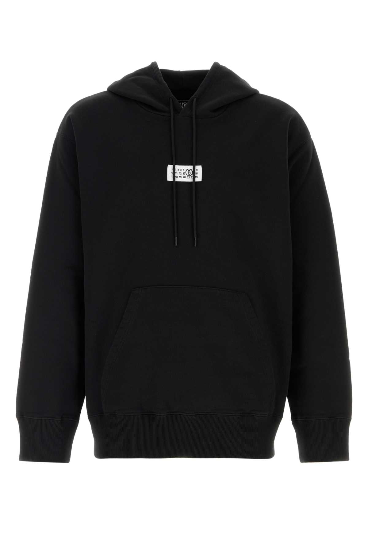 MM6 Maison Margiela Black Cotton Sweatshirt