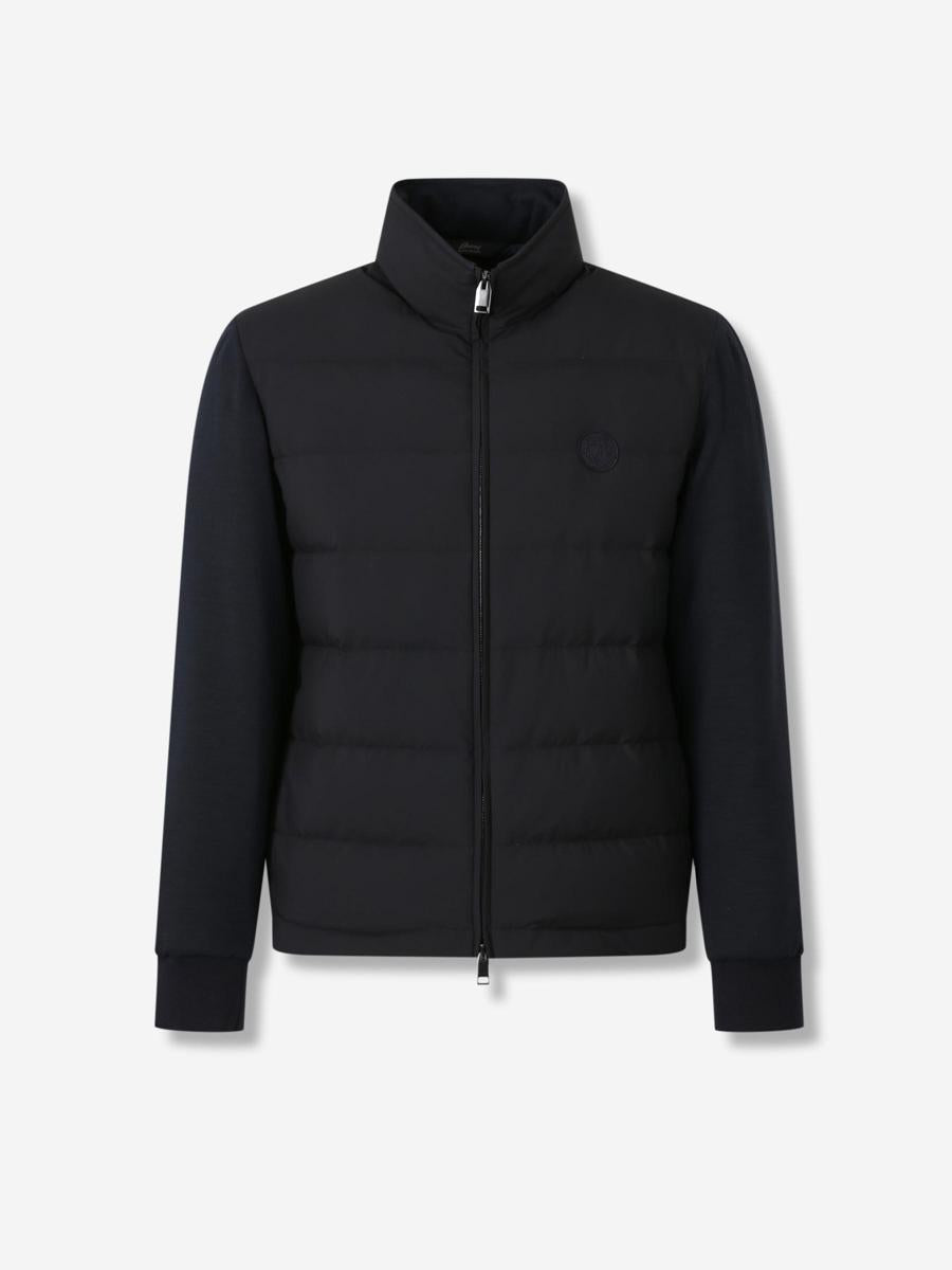 Brioni Padded Knit Jacket