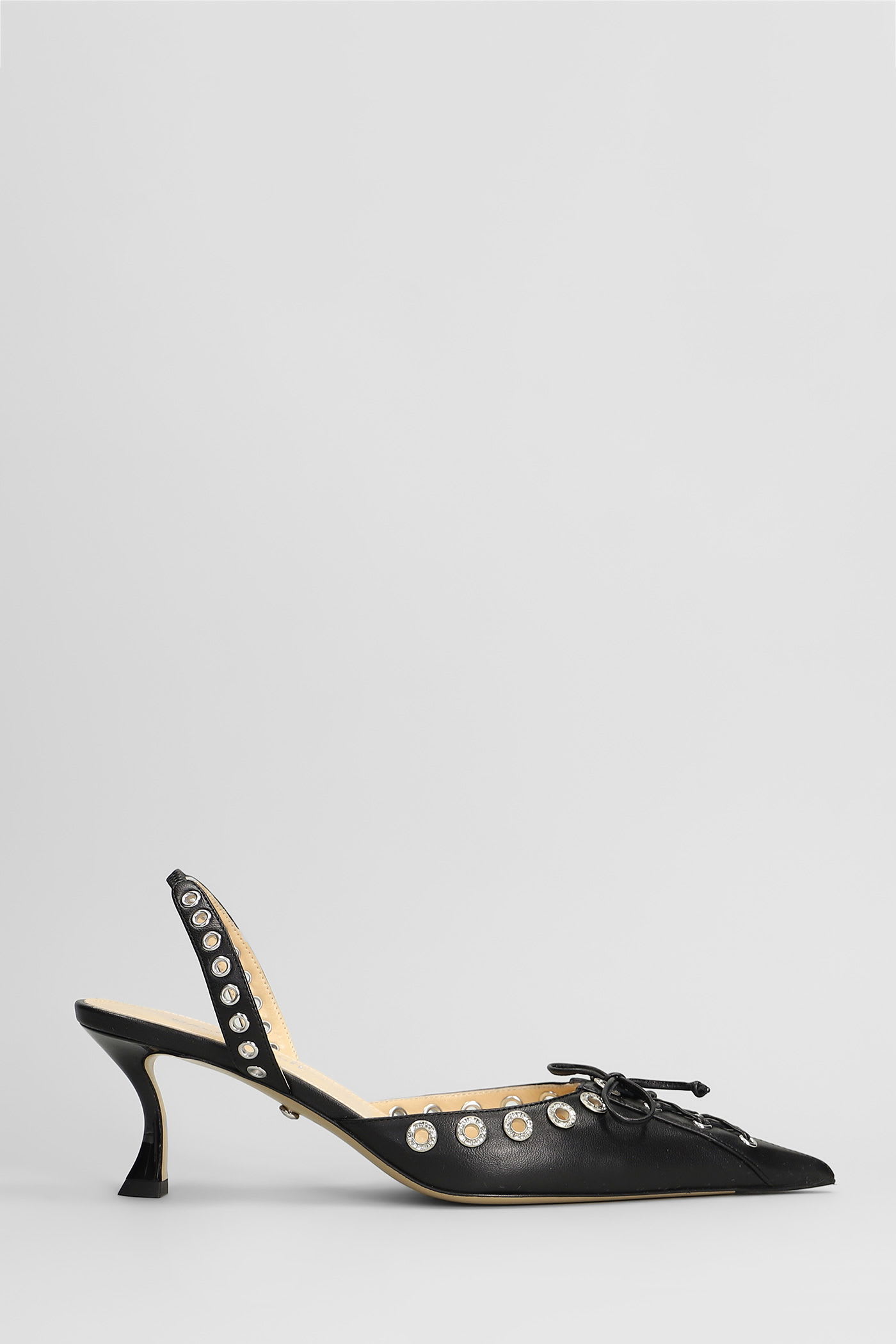 Mach & Mach Pumps In Black Leather