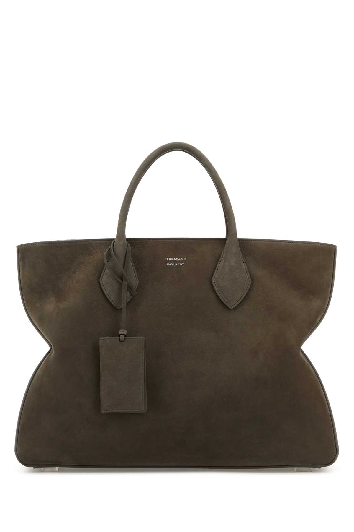 Ferragamo Mud Leather Handbag