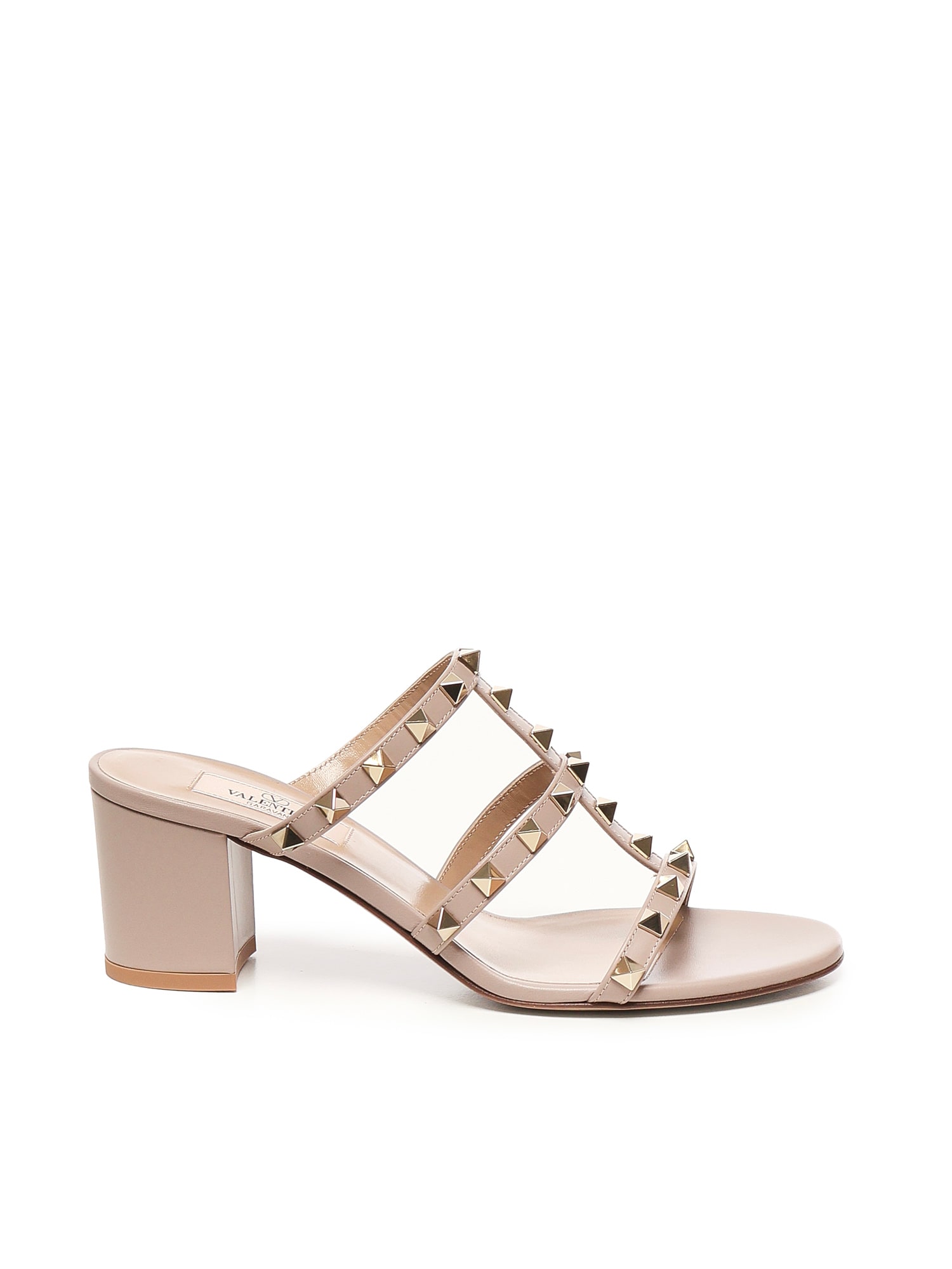 Valentino Garavani Rockstud Mule In Calfskin