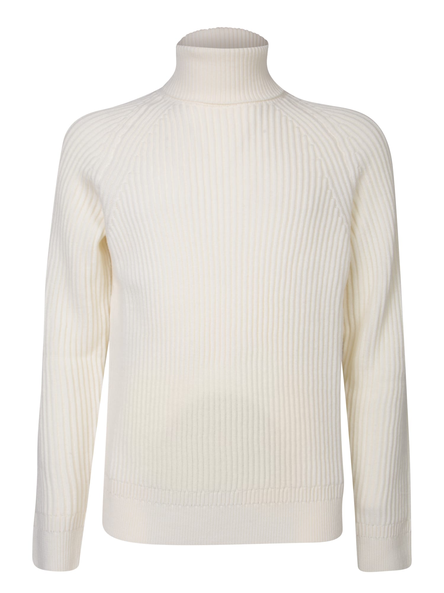 Zanone Ivory High Neck Sweater