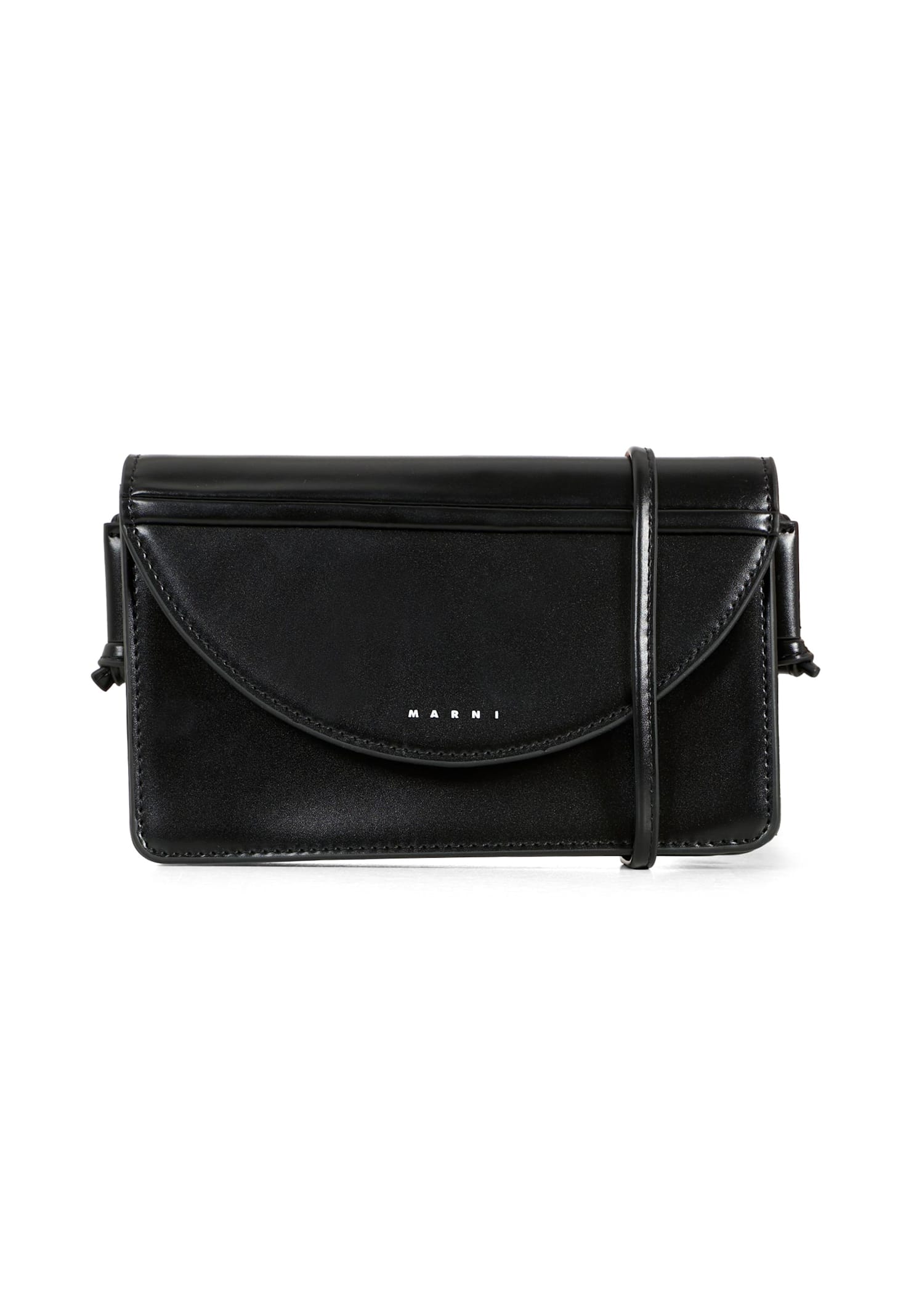 Marni Black Bag For Girl With Logo