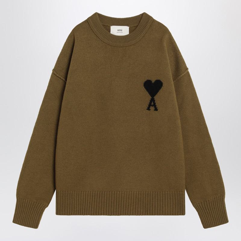 AMI Paris Bronze AMI Paris De Coeur Jumper