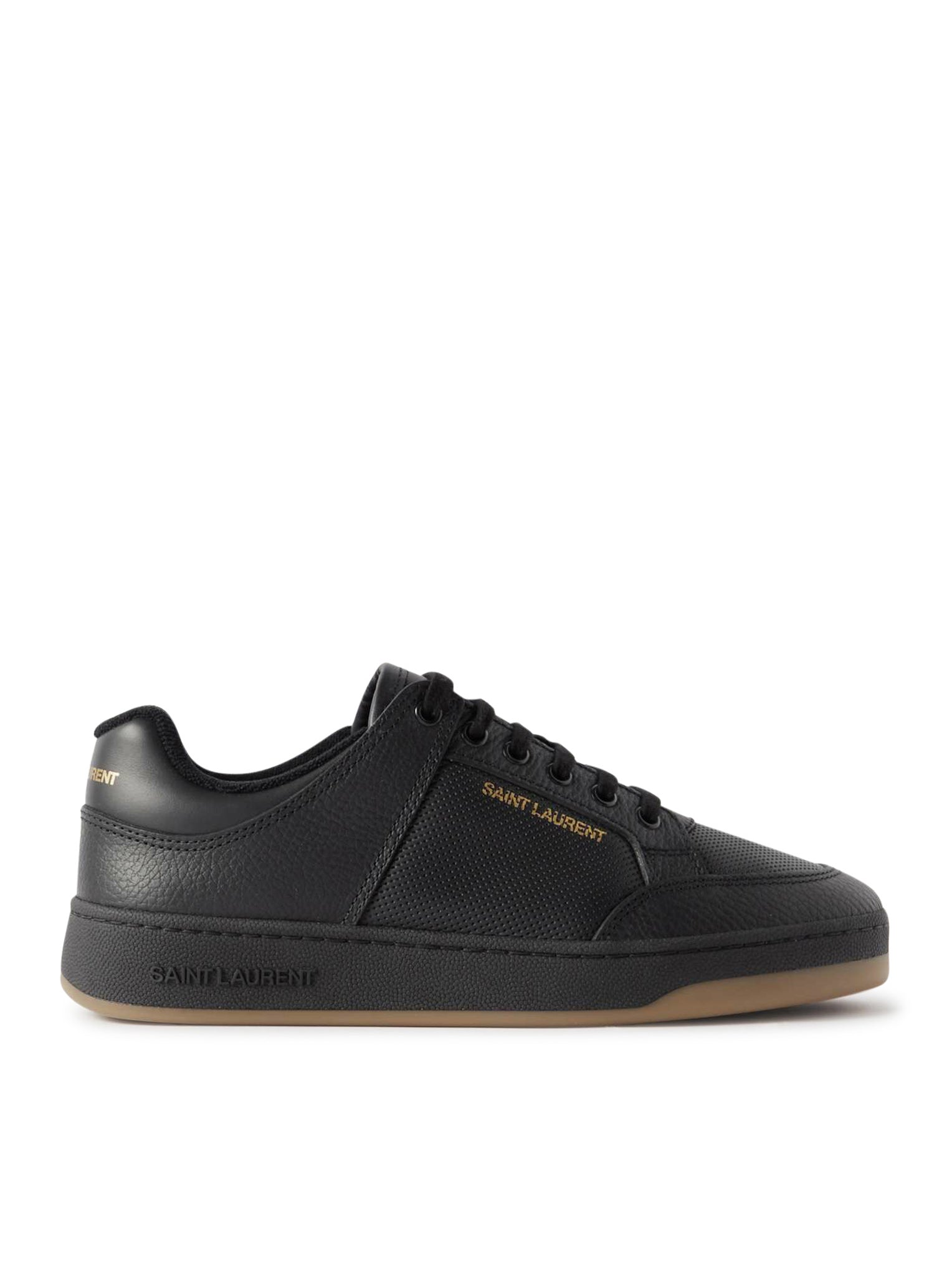 Saint Laurent 男士 SL/61 打孔皮革运动鞋