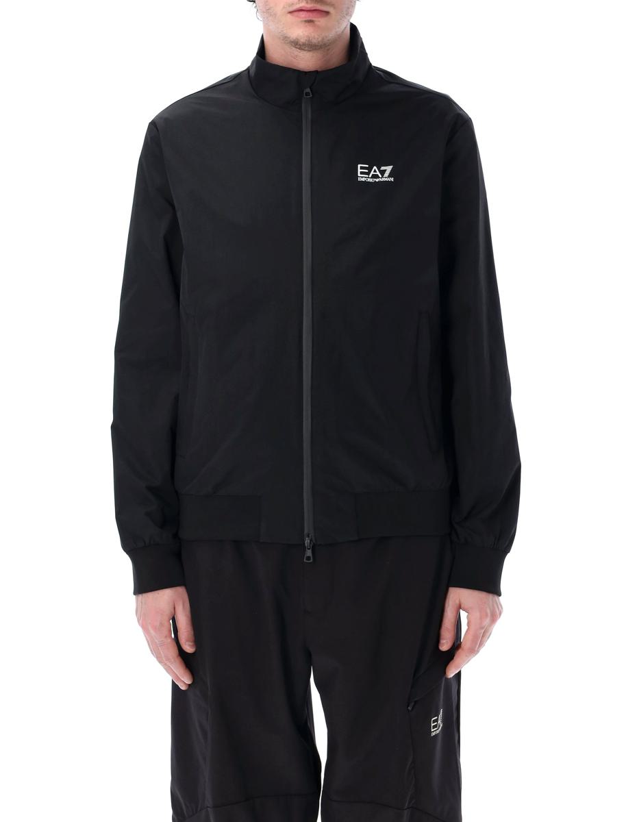 Ea7 Emporio Armani Core Identity Recycled-Nylon Zip-Up Sweatshirt