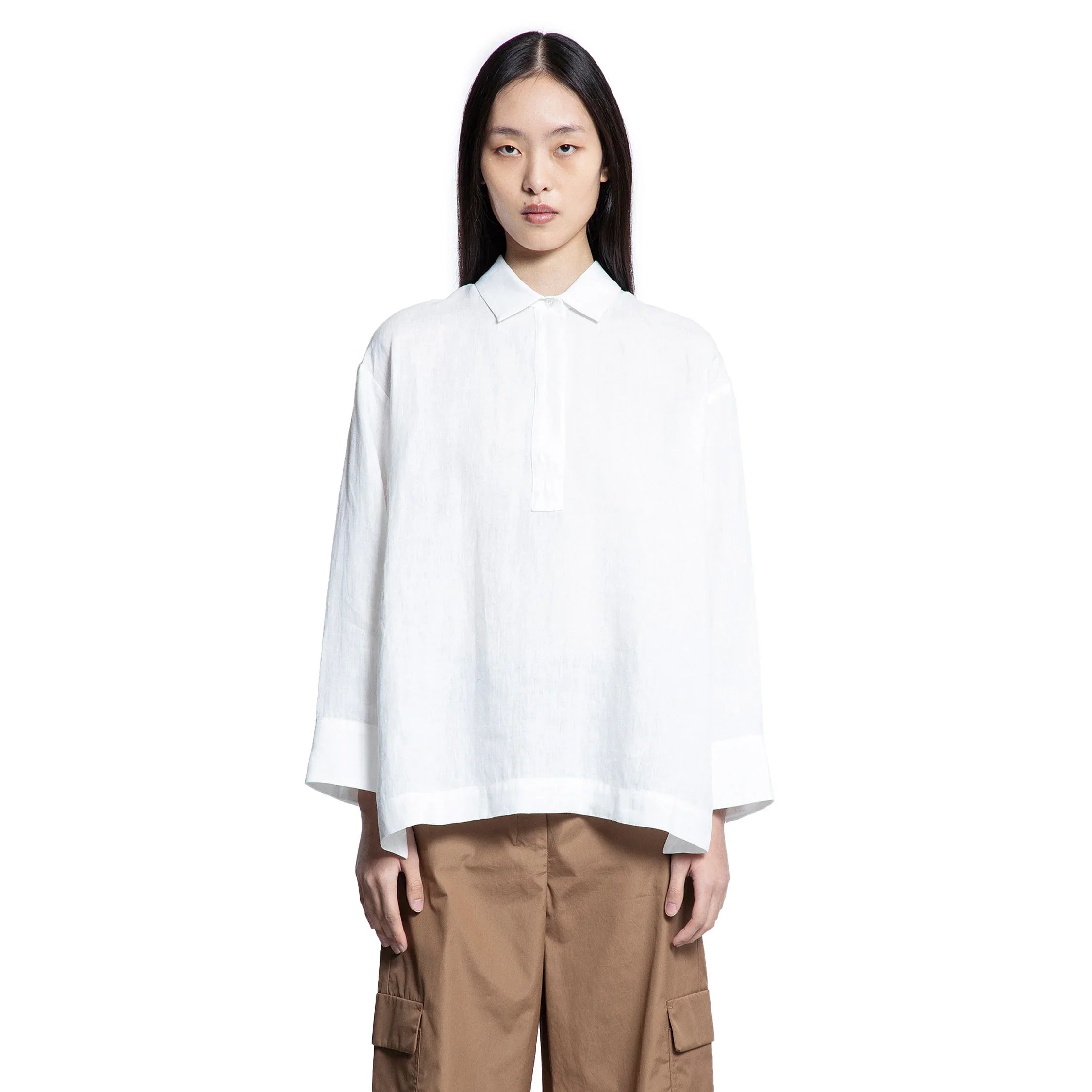 Varese Linen canvas polo shirt