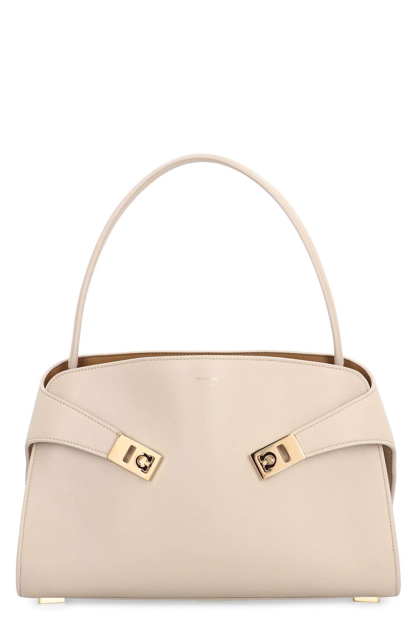 Ferragamo Hug M Leather Handbag