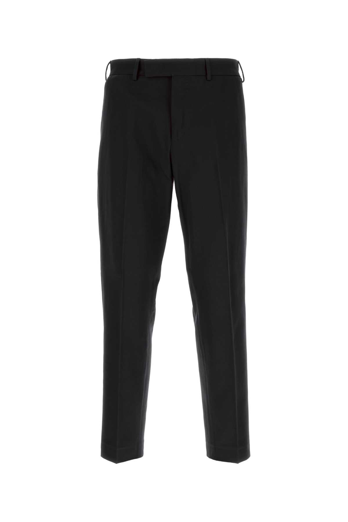 PT Torino Black Cotton Pant