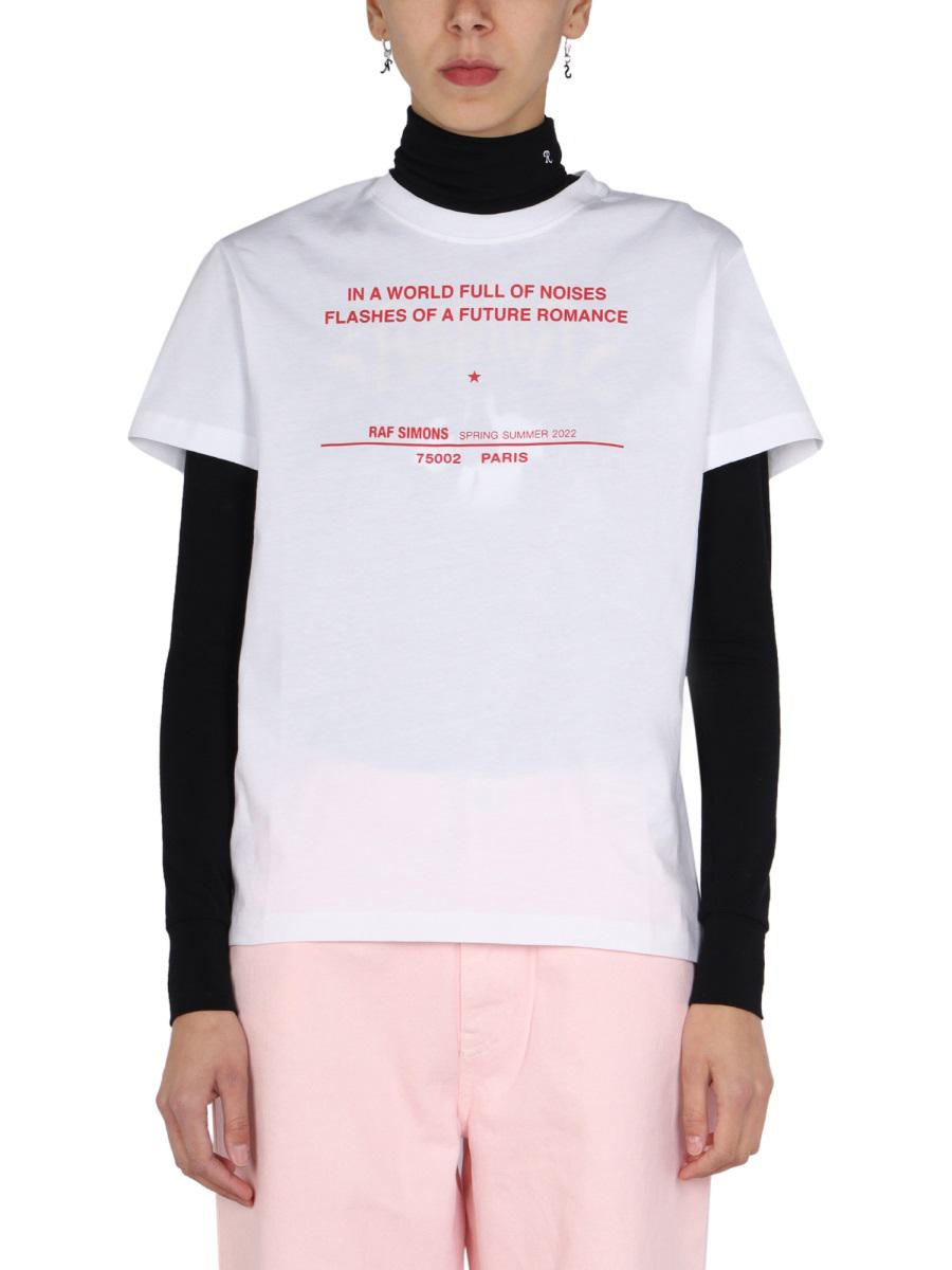 Raf Simons Logo Print T-Shirt