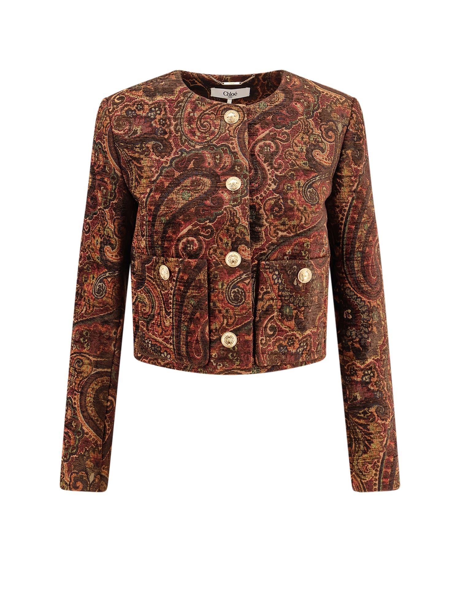 Chloé Blazer With Multicolor Pattern