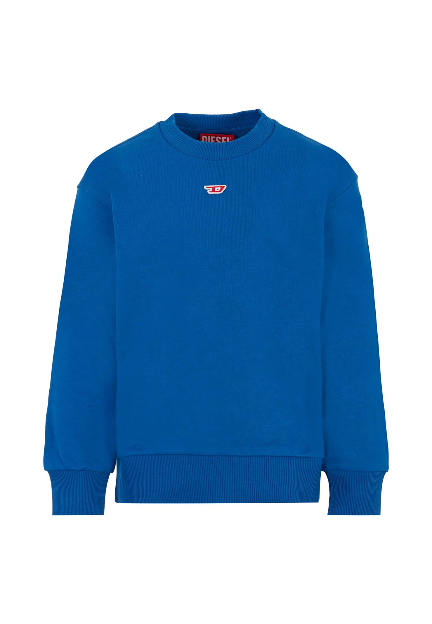 Diesel Light Blue Sweatshirt For Boy With Patch