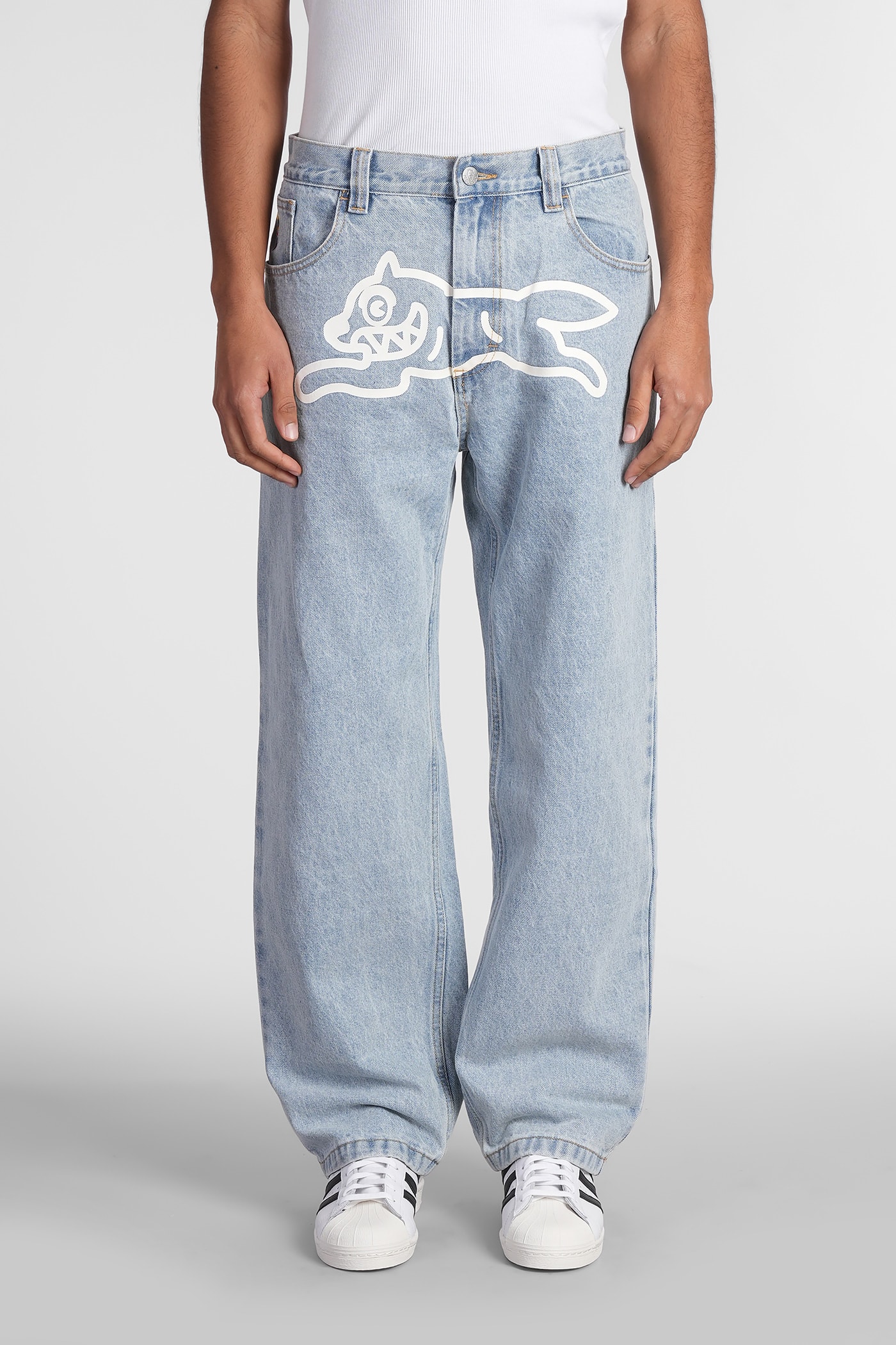 Icecream Jeans In Blue Cotton