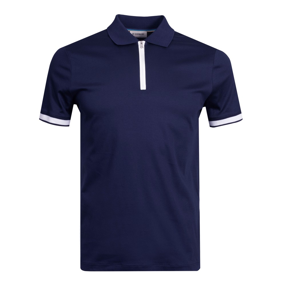 Silicone Zip Polo Shirt