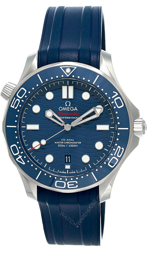 OMEGA Seamaster 42MM Auto Blue Dial Men's Watch 210.32.42.20.03.001 / 21032422003001