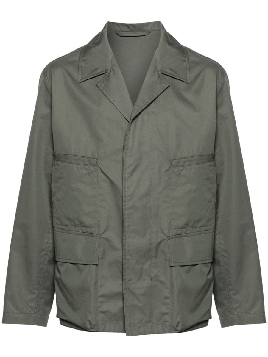 Lemaire Cotton Blend Multipocket Overshirt