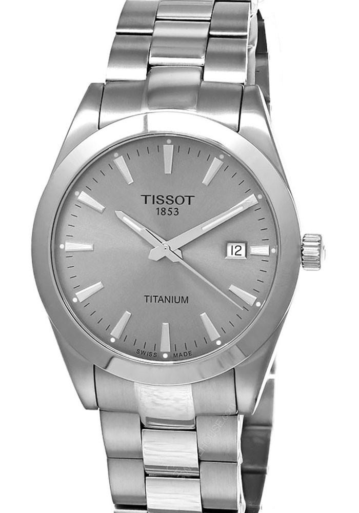 TISSOT T-Classic Gentleman Titanium Quartz 40MM Men's Watch T127.410.44.081.00 / T1274104408100