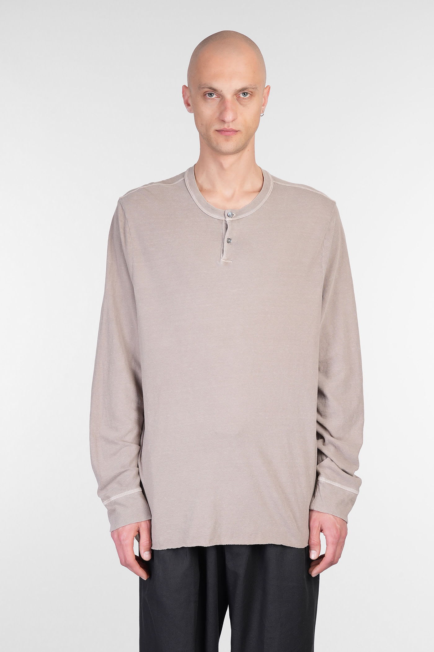 James Perse Polo In Green Cotton