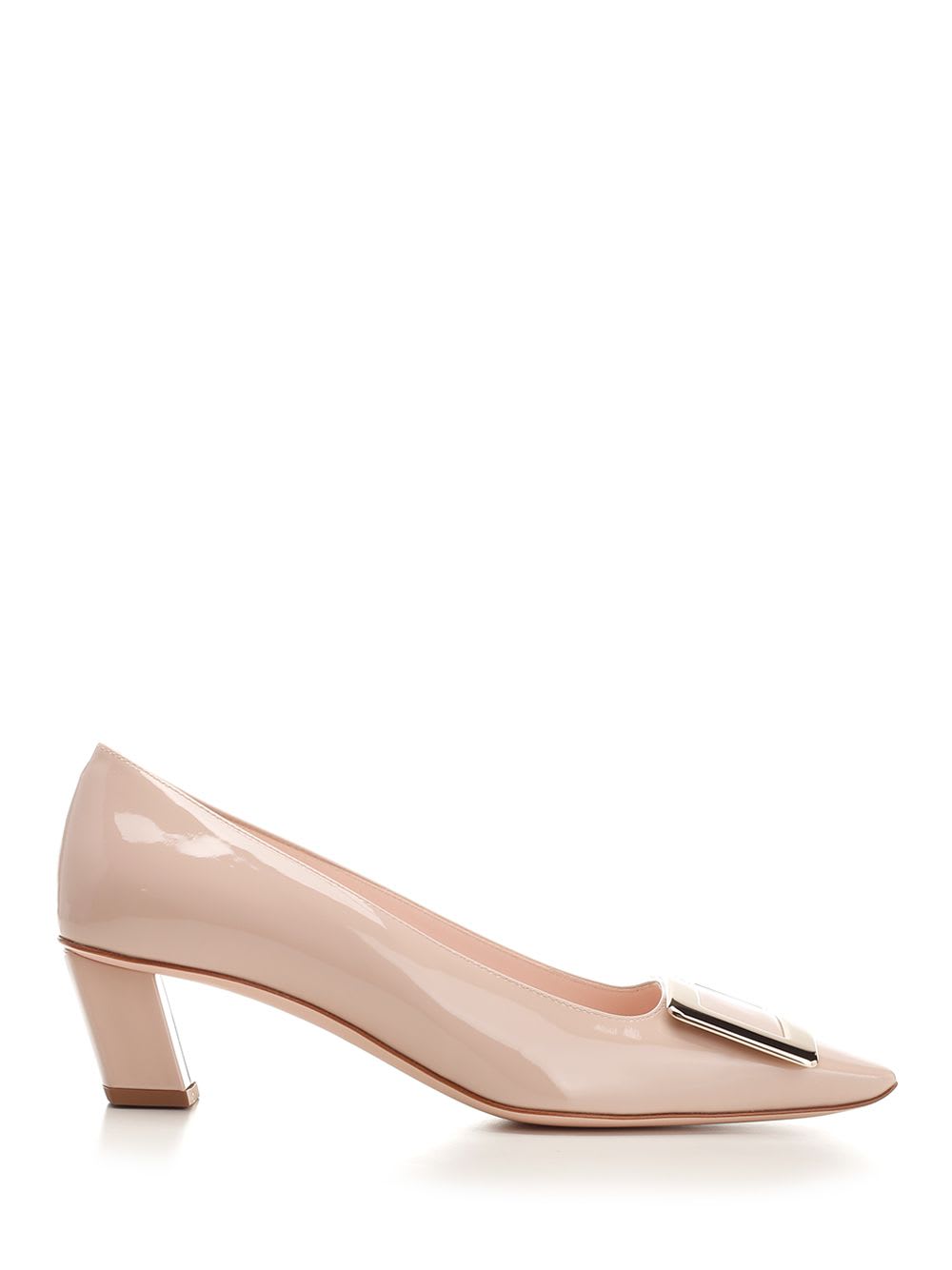 Roger Vivier Belle Vivier Patent Pumps With Metal Buckle