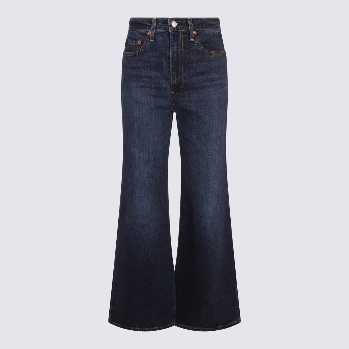 Levi's Dark Blue Cotton Denim Jeans