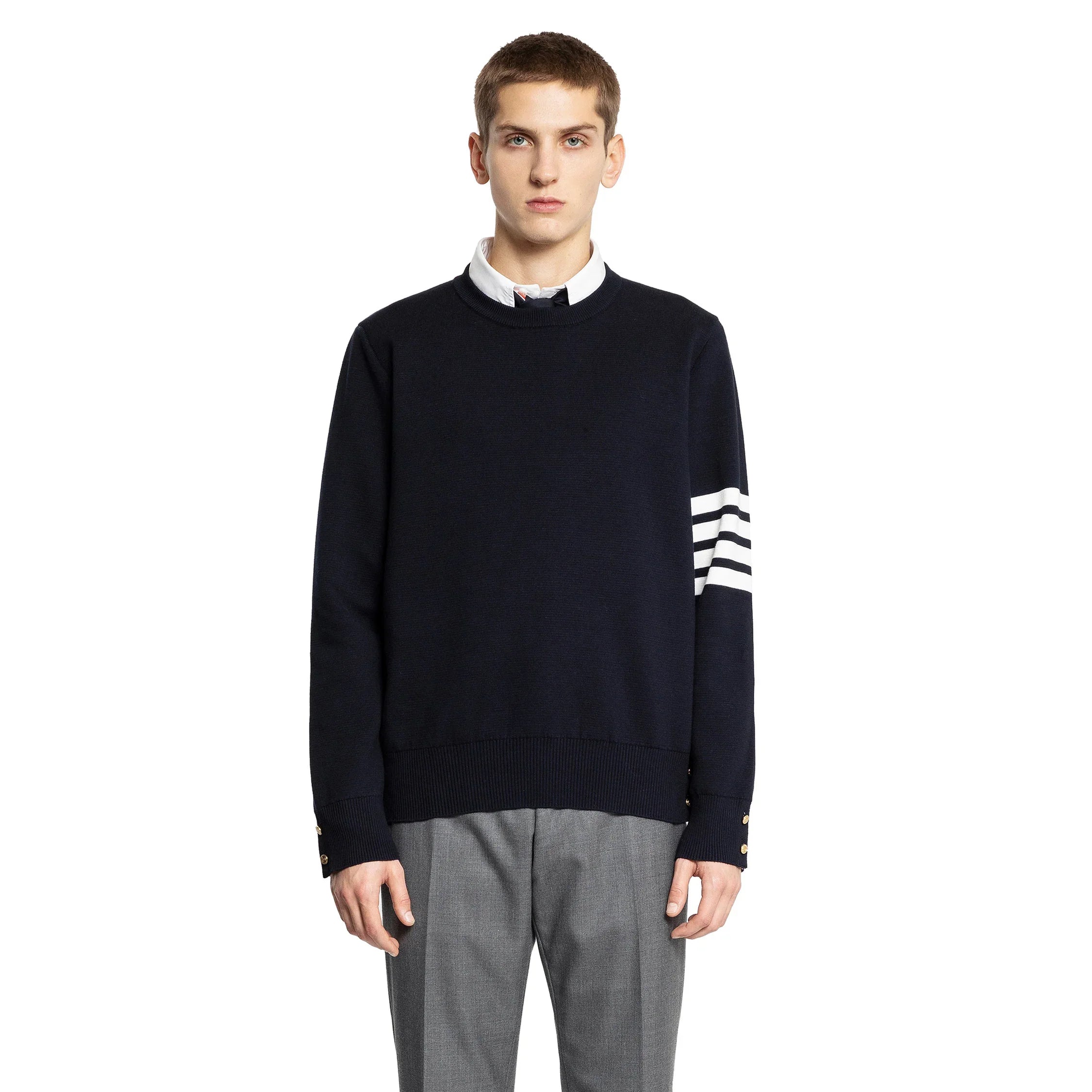 Cotton Crêpe Sweater