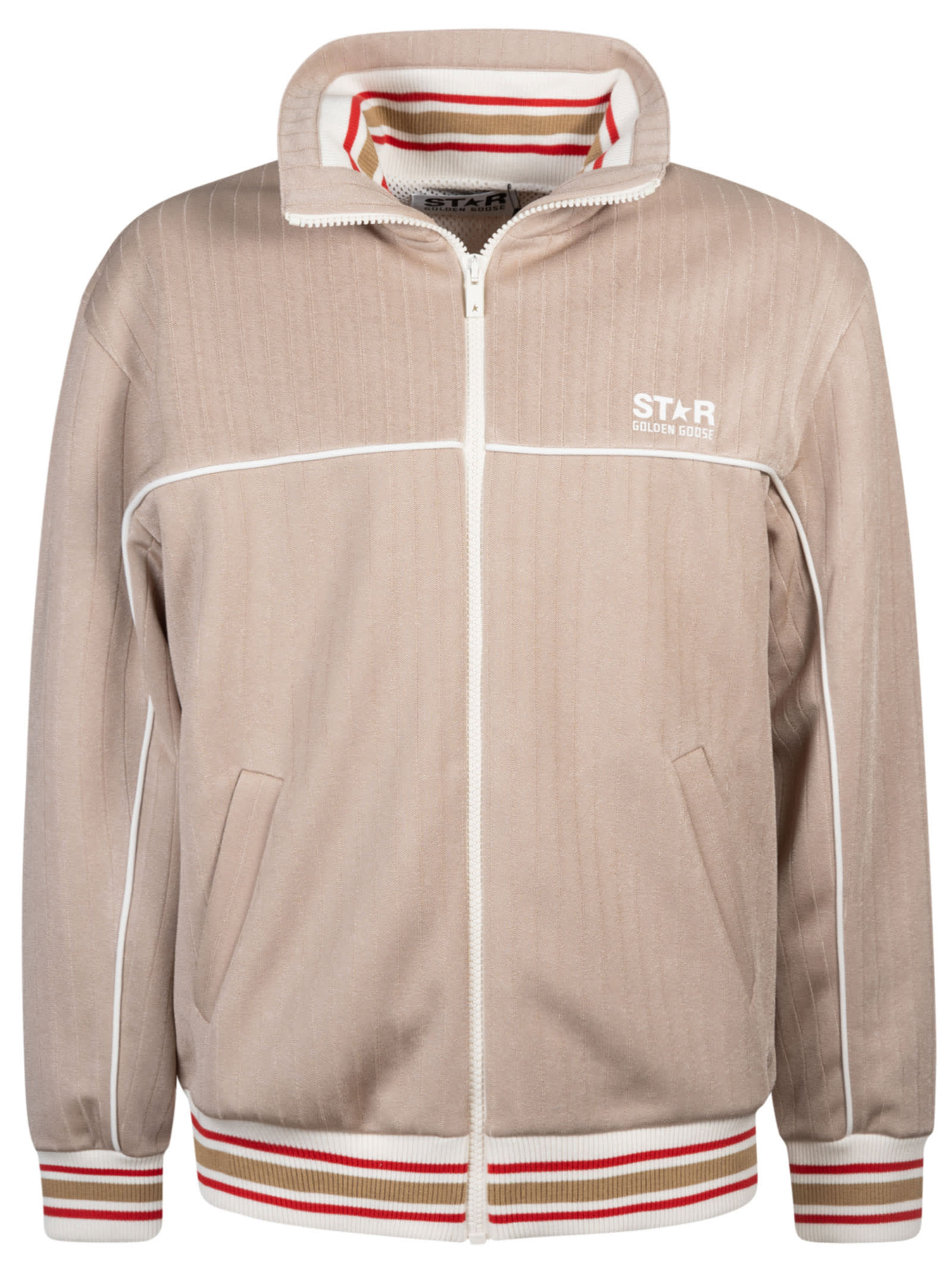 Golden Goose Logo Ribbed Jacket