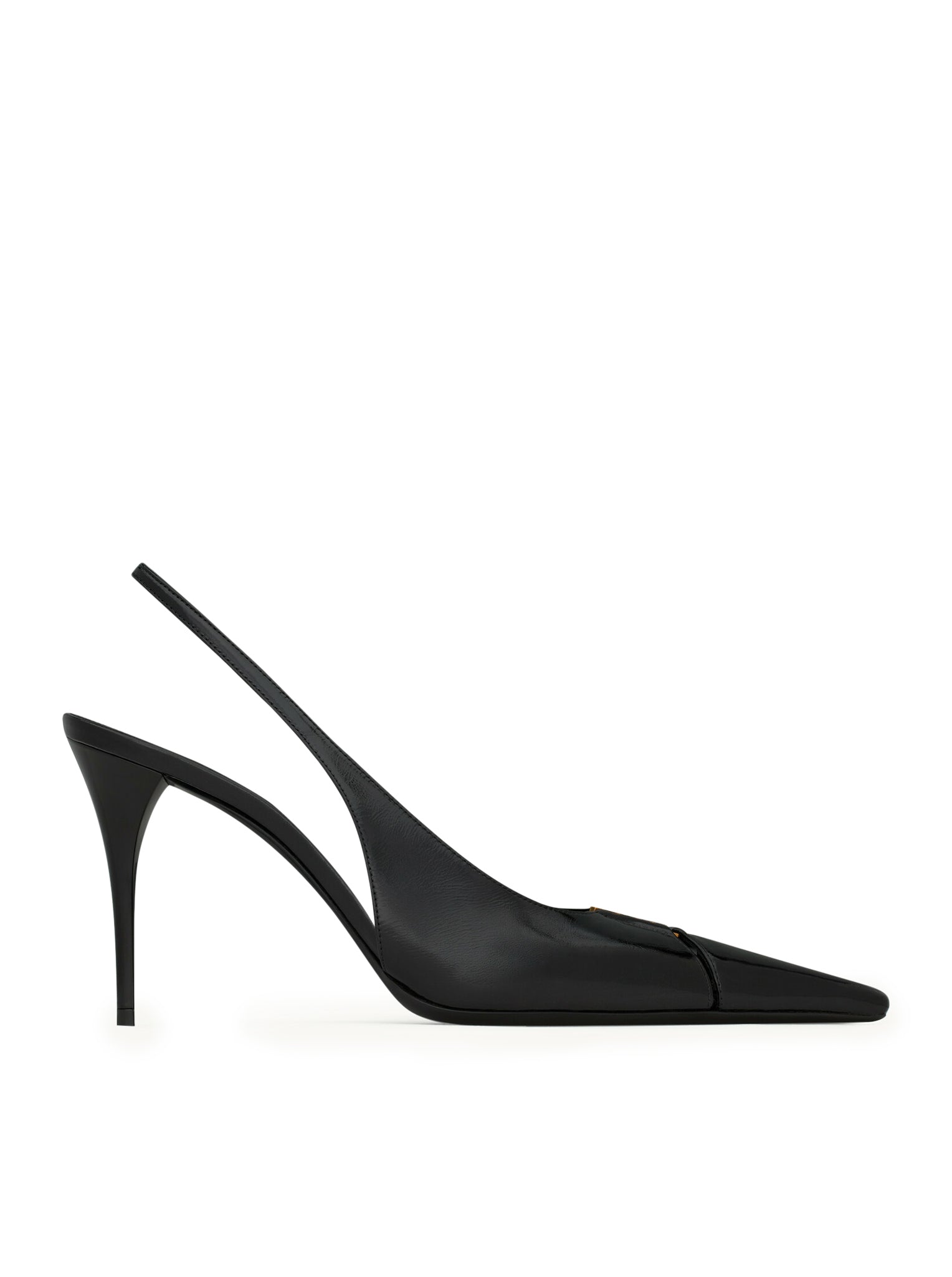 BABYLONE BRETEUIL 露背光滑皮革高跟鞋 - Saint Laurent - 女款