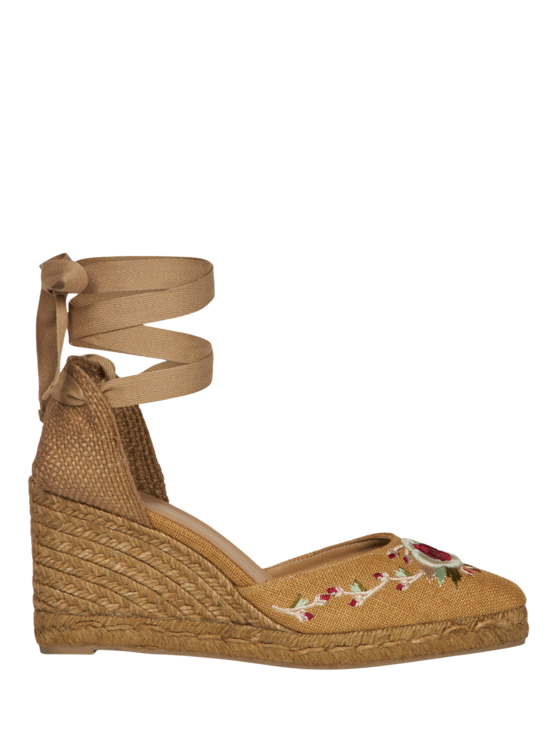 Etro, Espadrilles Etro X Castañer Compensées Brodées, Femme, Taille 39