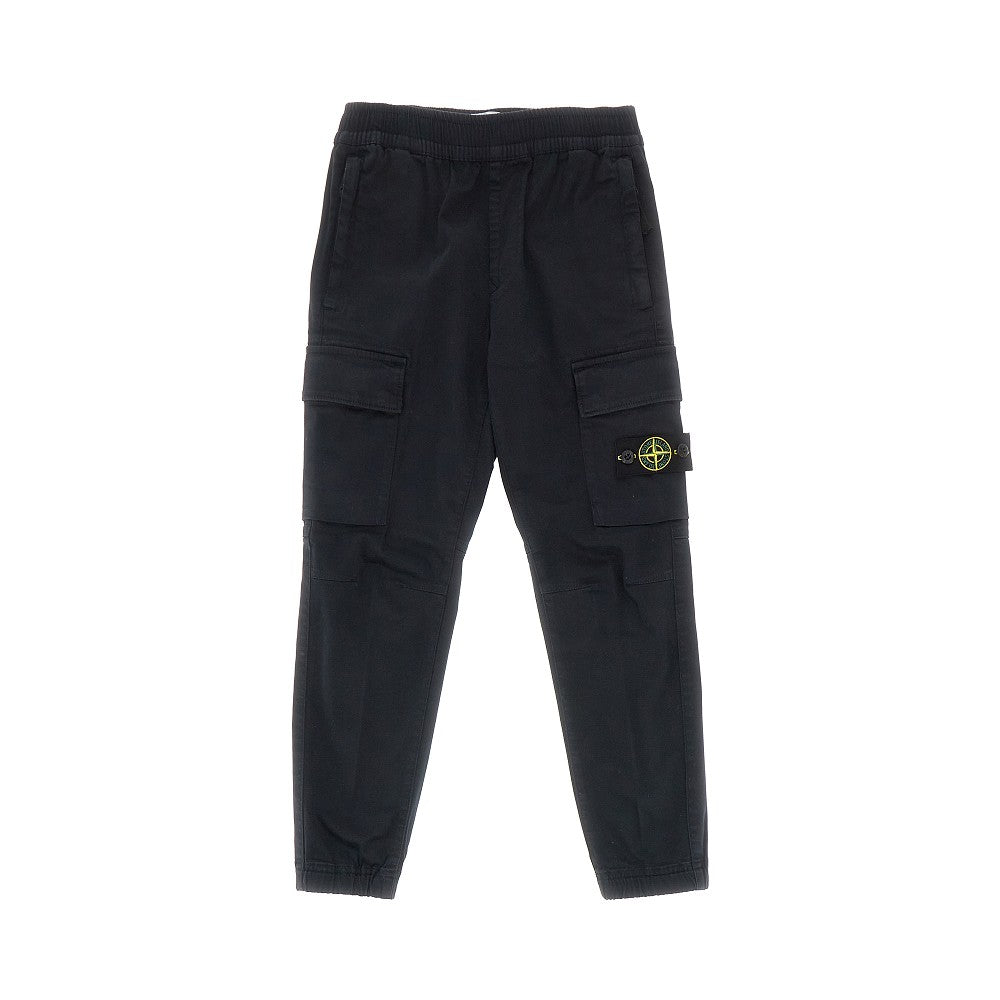 STONE ISLAND 弹力棉儿童工装裤
