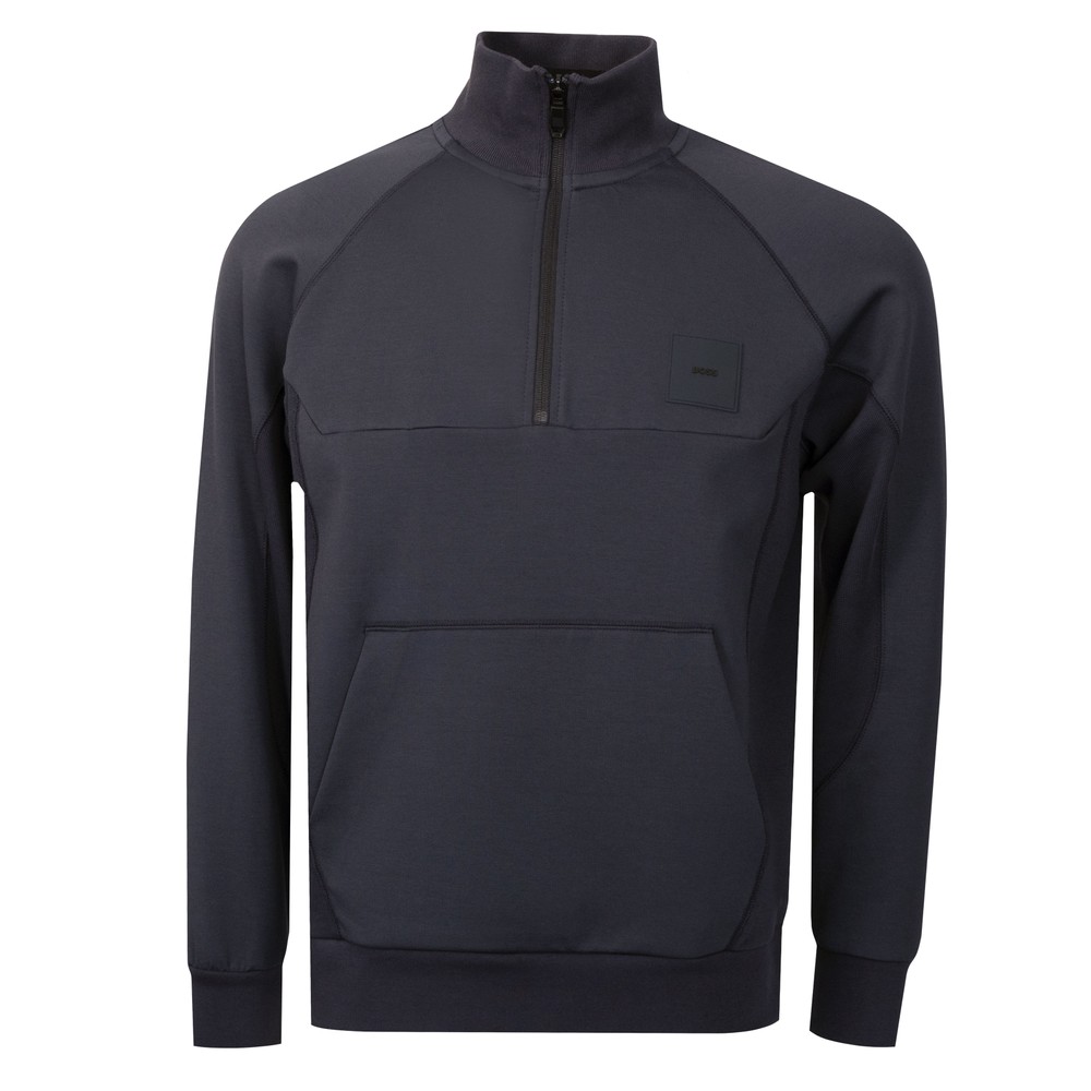 Athleisure Half Zip Sweat Rib