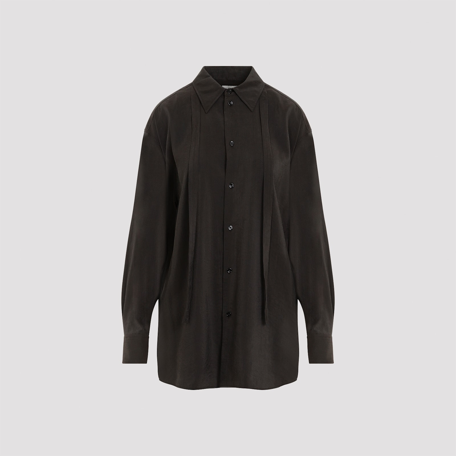 Lemaire Long Shirt With Tie