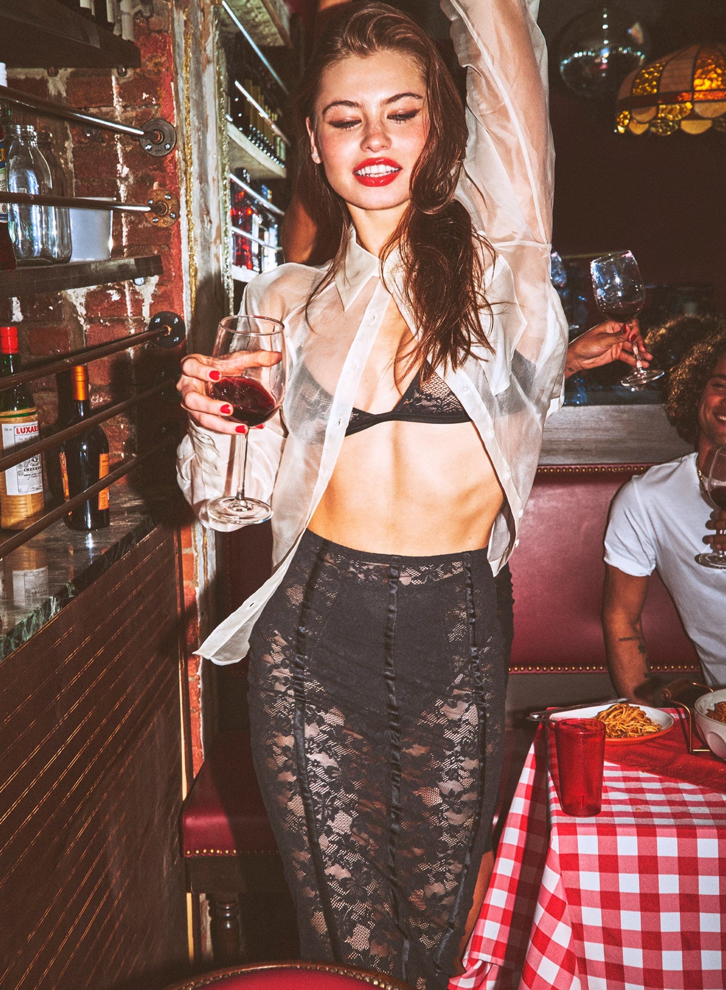 Fleur du Mal Silk Organza Button Down