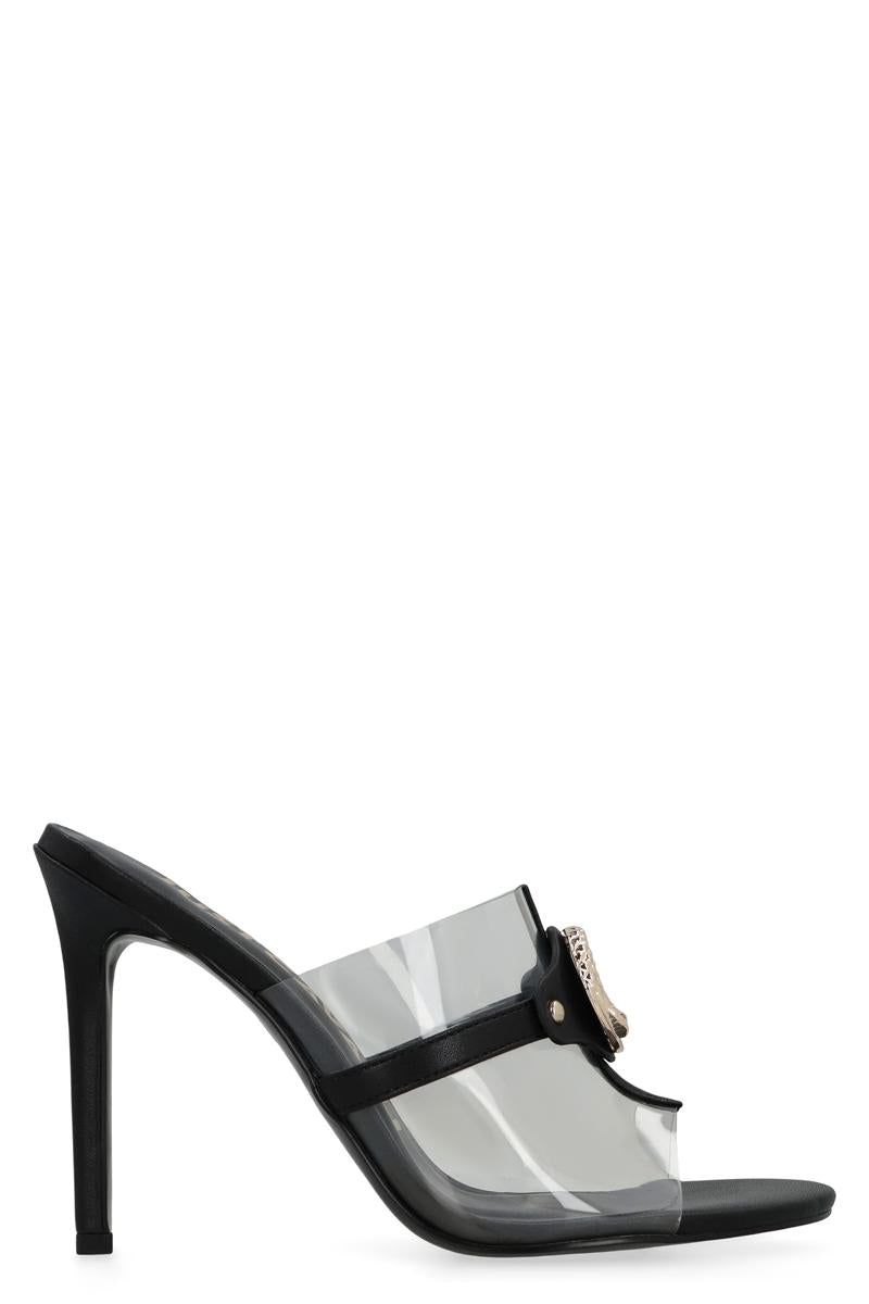 Just Cavalli Leather Mules