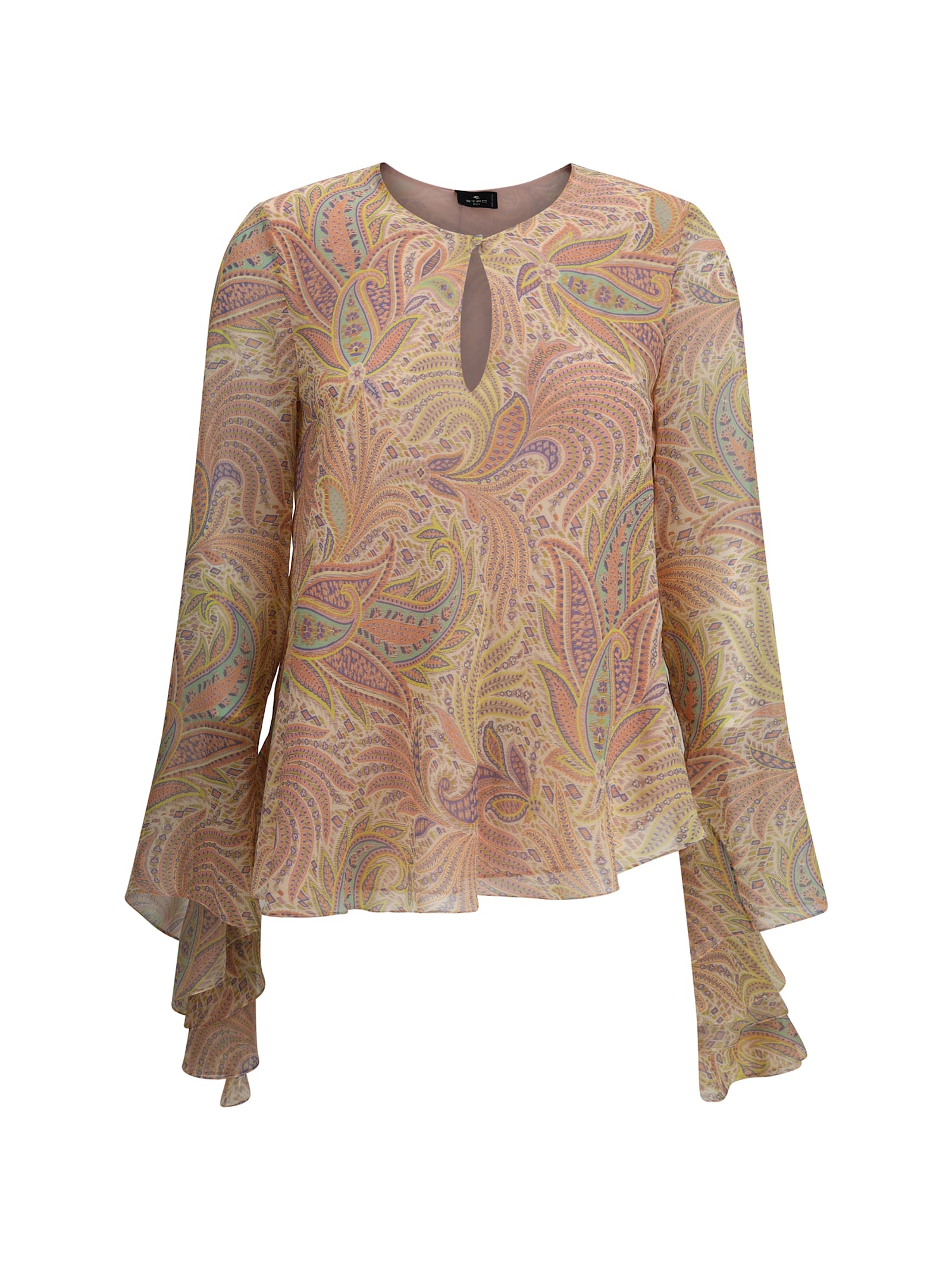 Etro Paisley Print Silk Blouse