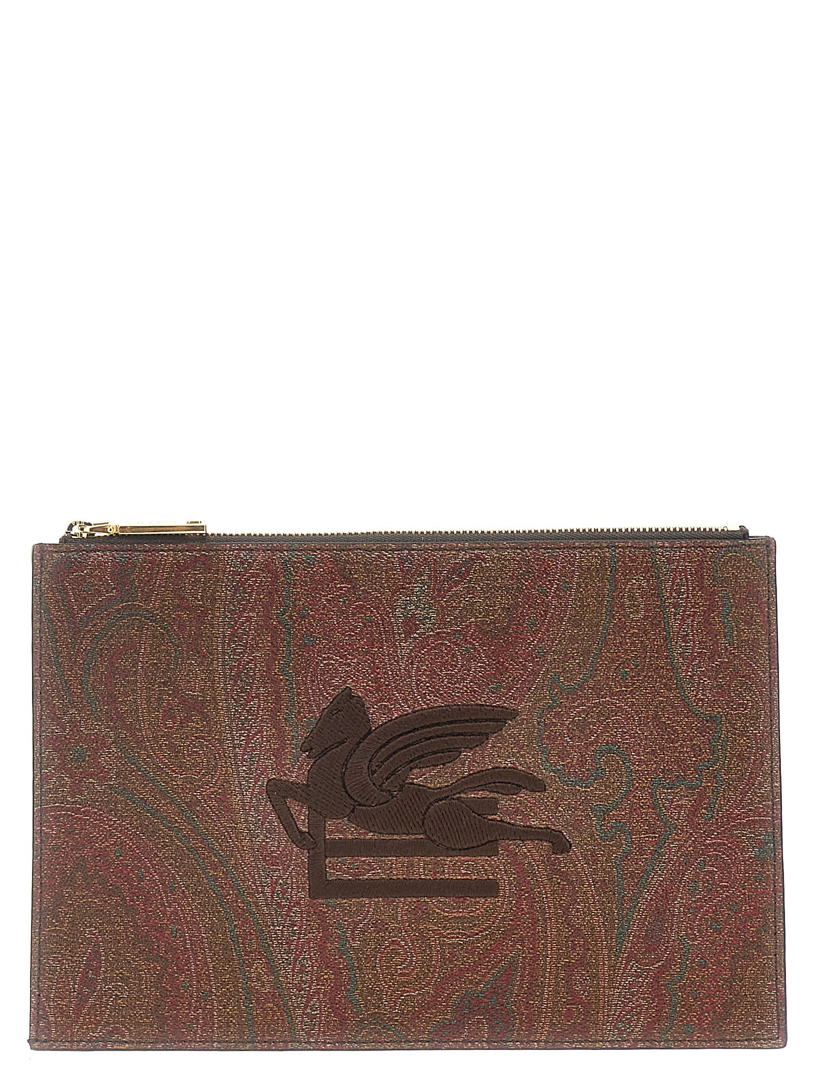 Etro Paisley Pochette With Pegaso Logo