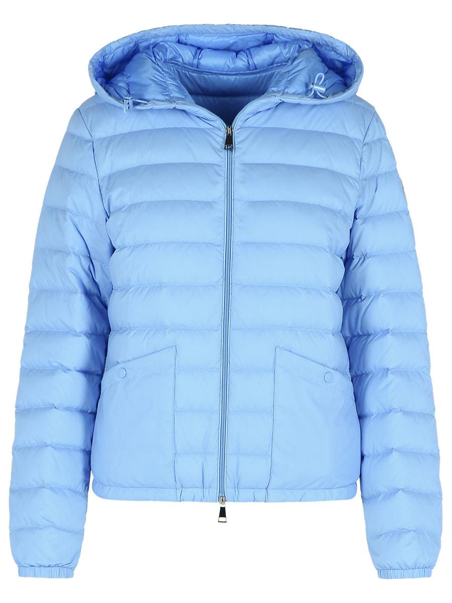 Moncler 'Hede' Light Blue Polyamide Down Jacket