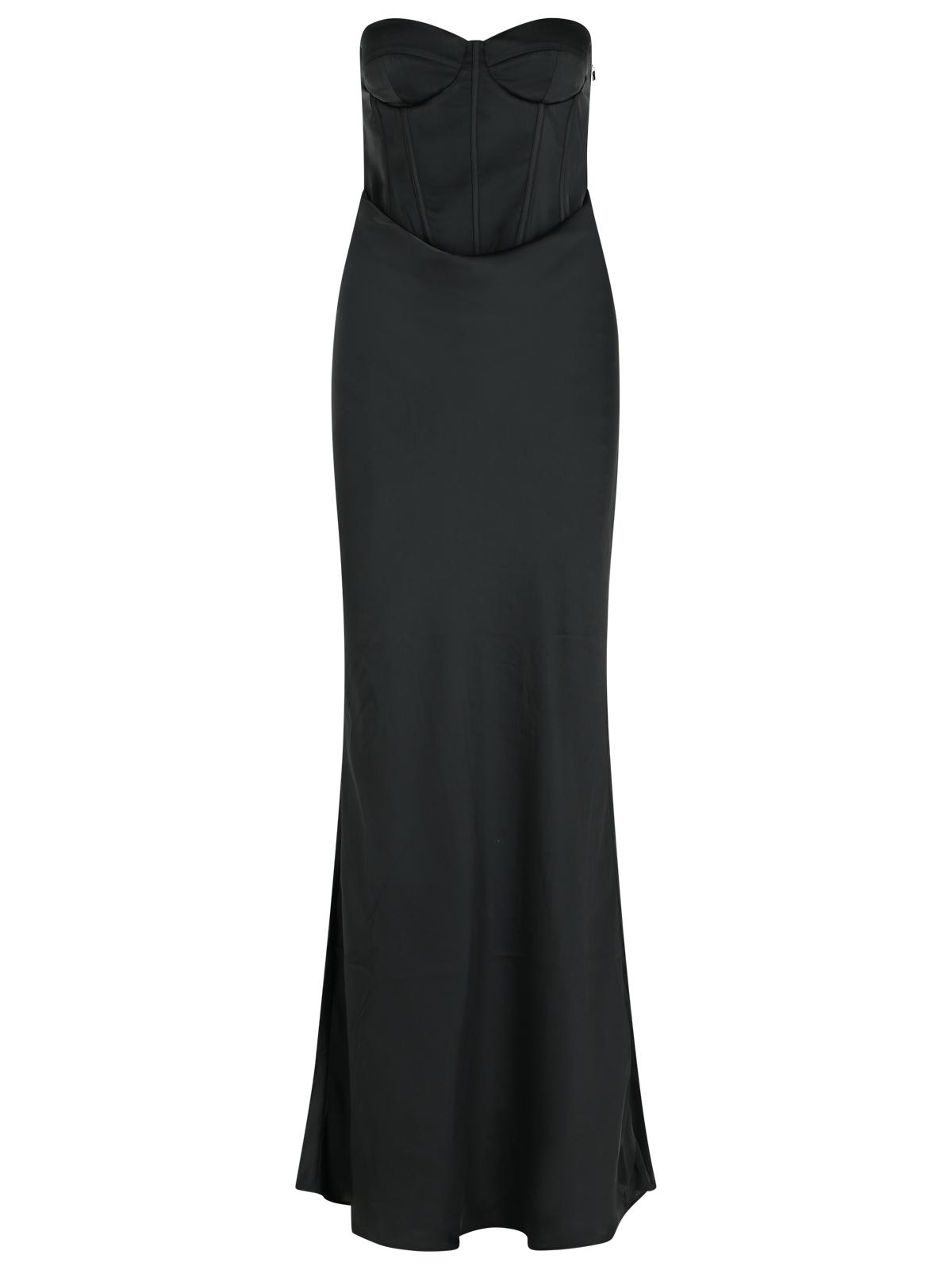 Rotate by Birger Christensen Long Dress In Black Polyester