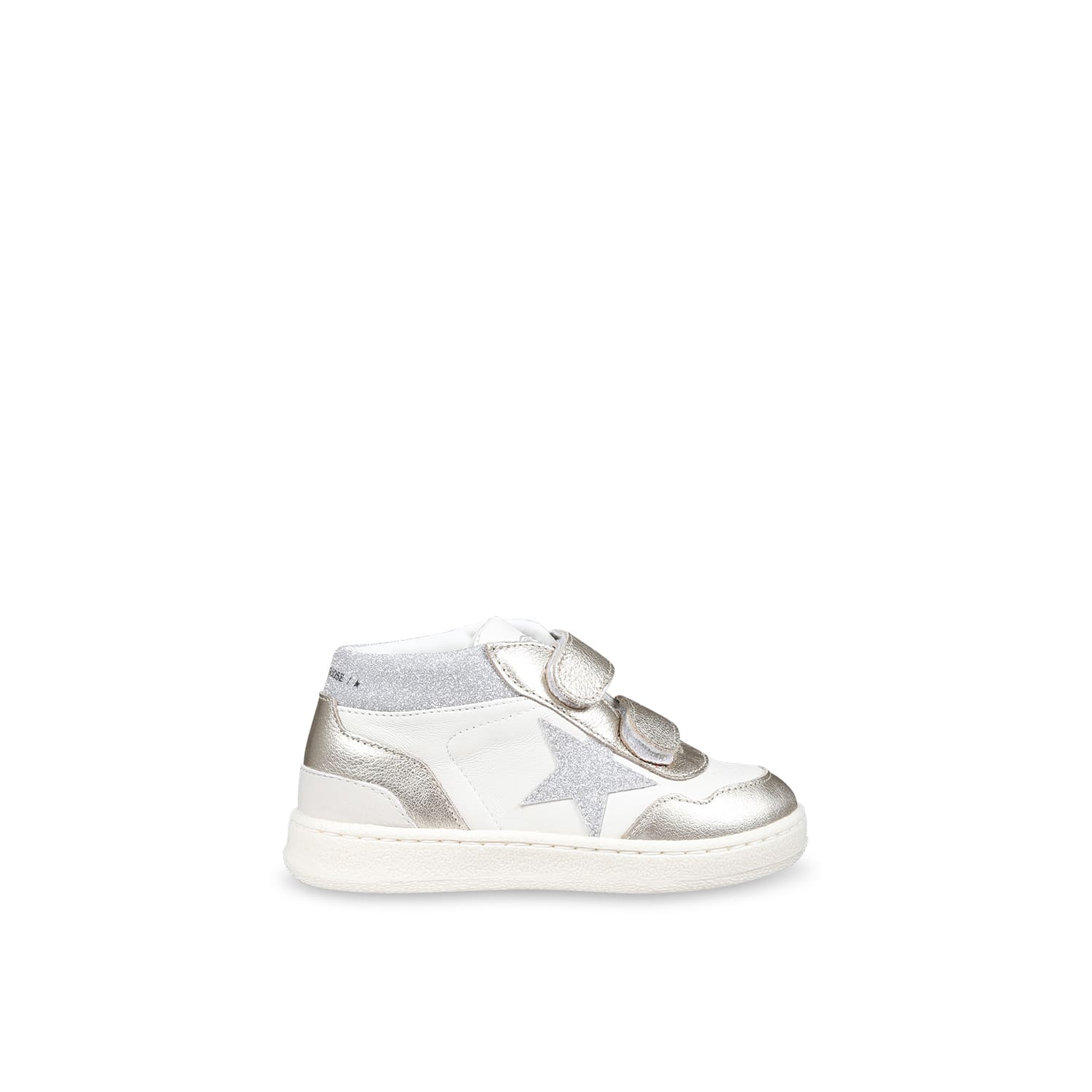 Golden Goose White Sneakers For Girl With Star