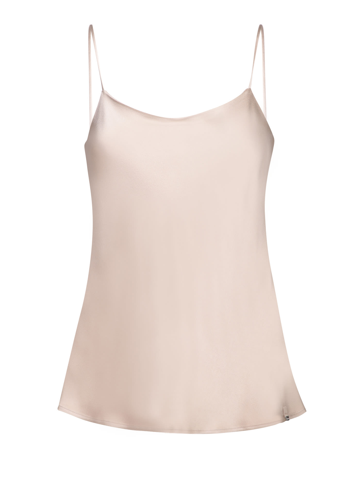 Herno Ivory Chantilly Satin Blouse
